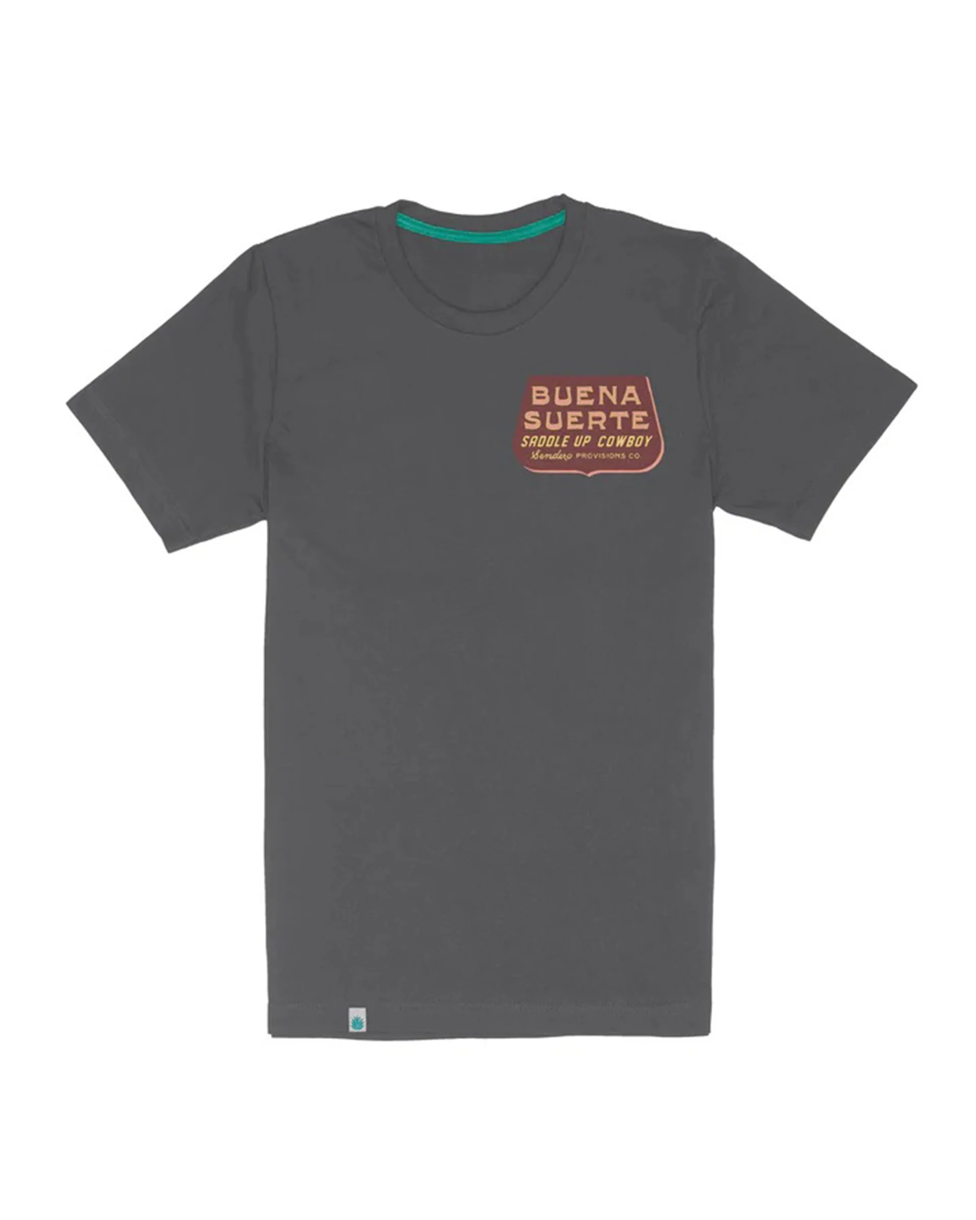 Buena Suerte S/S T-Shirt - Charcoal - Image 4