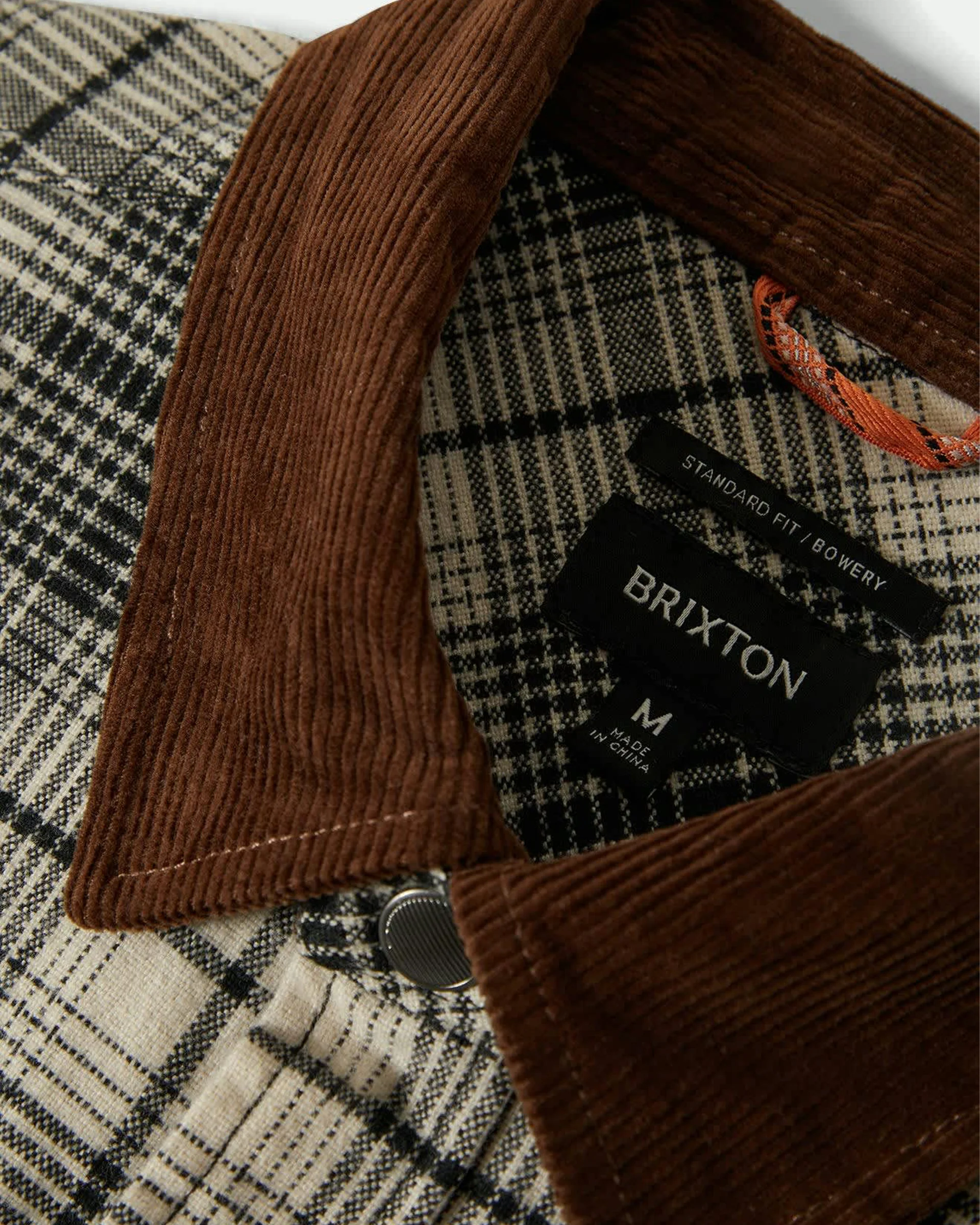 Builders Bowery Performance Flannel - Off White/Black - Image 5