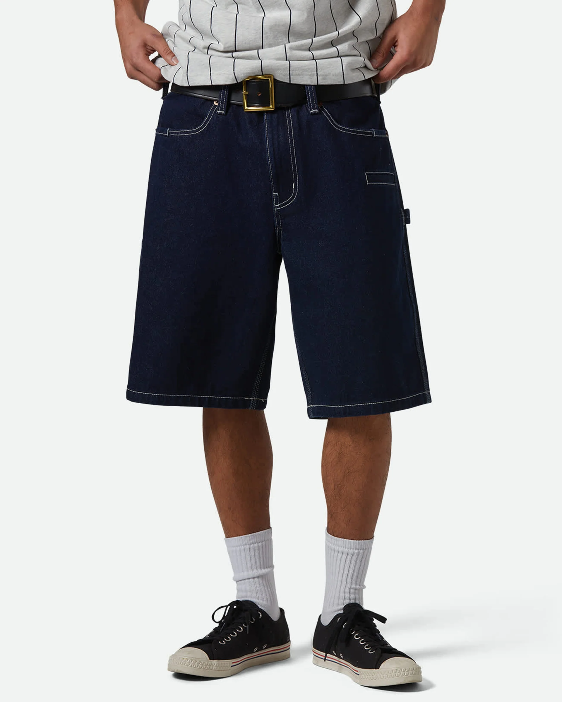Builders Carpenter Baggy Short - Rinse Denim - Image 2