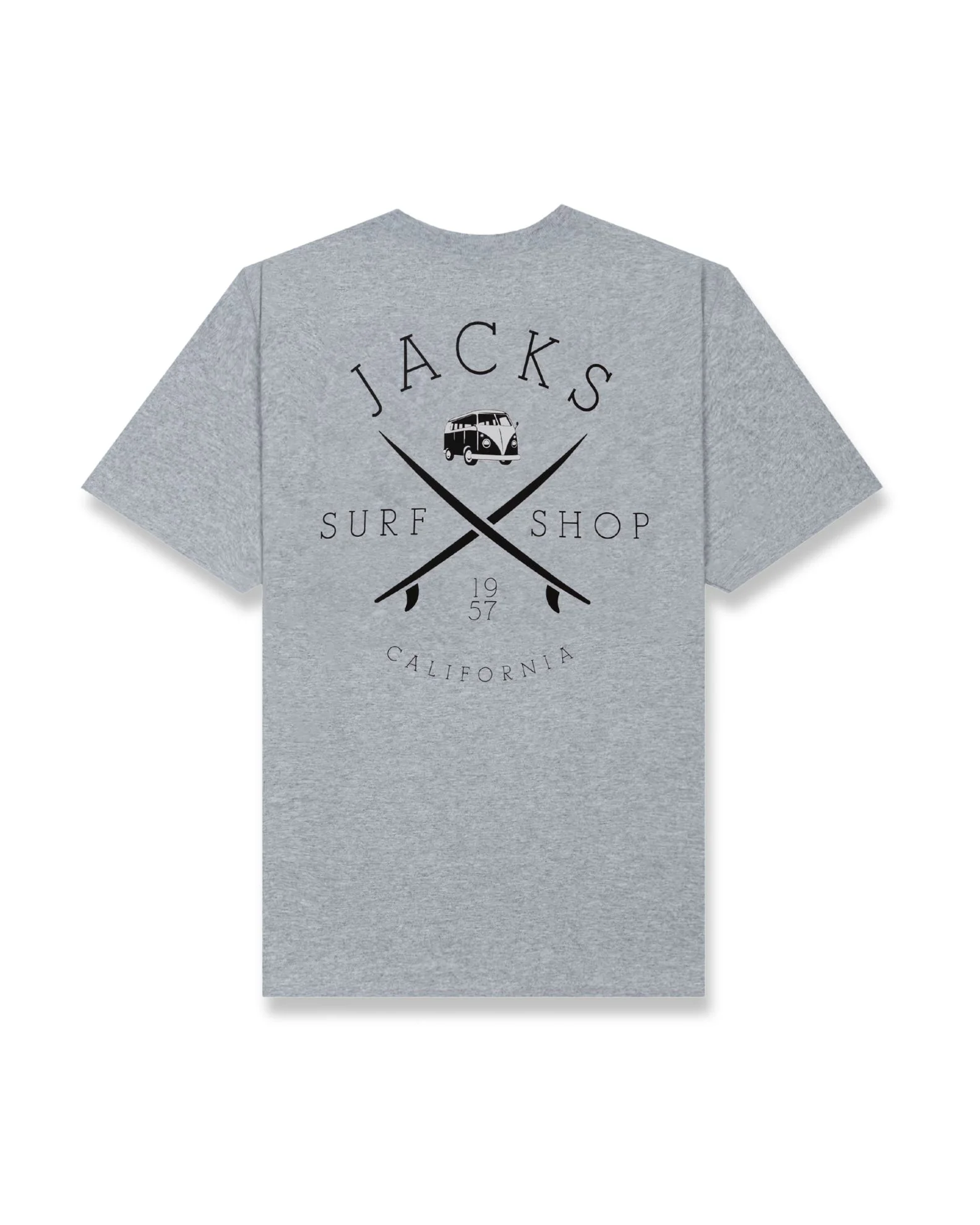 Bus Stop CF (Classic Fit) S/S Tee - Athletic Grey