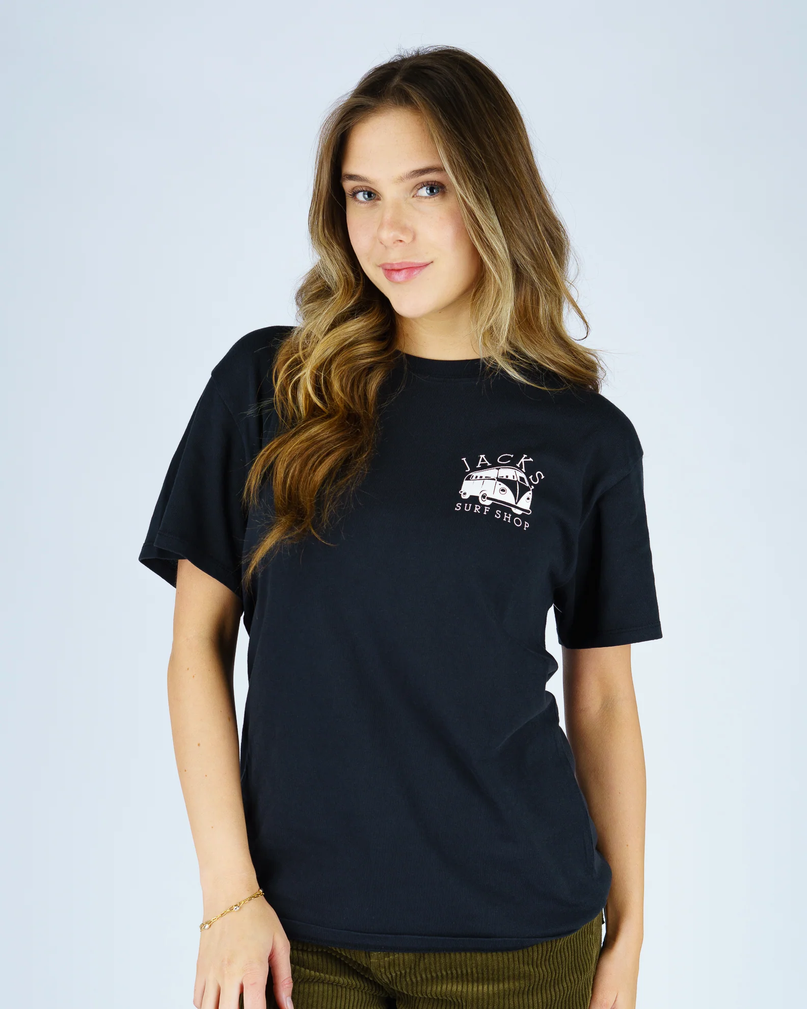 Women's Bus Stop S/S Tee - Black - Image 2