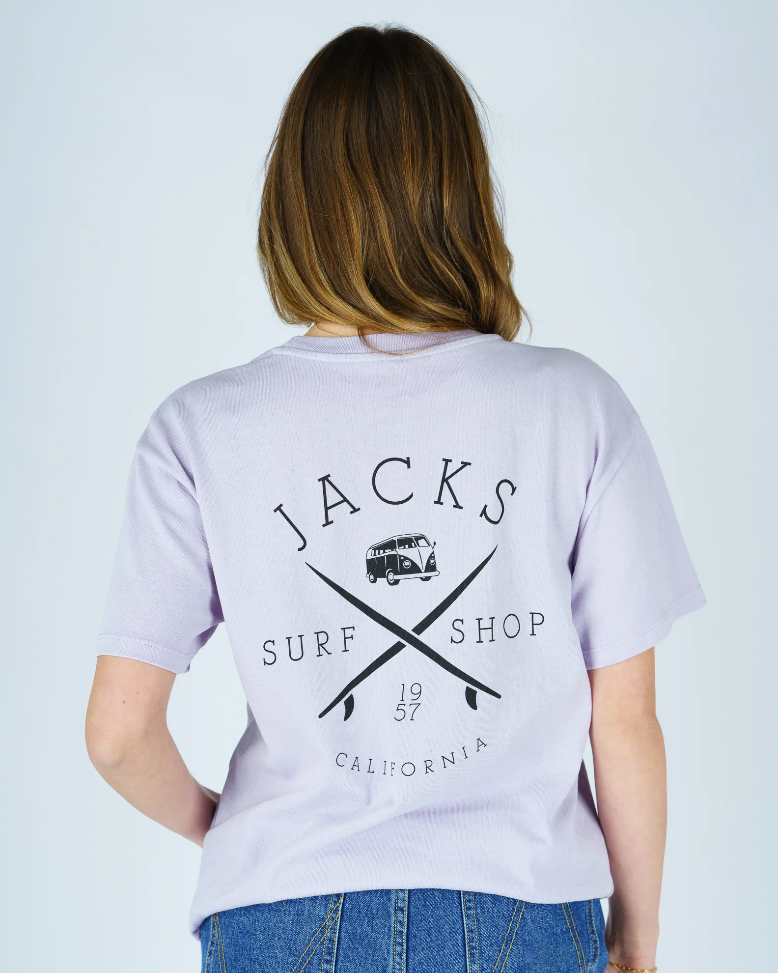 Women's Bus Stop S/S Tee - Lilac