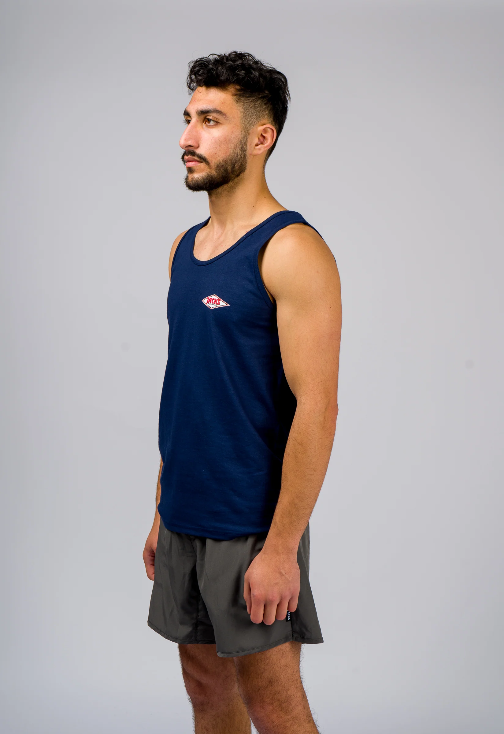 CA Diamond Transport Tank Top - Navy - Image 3
