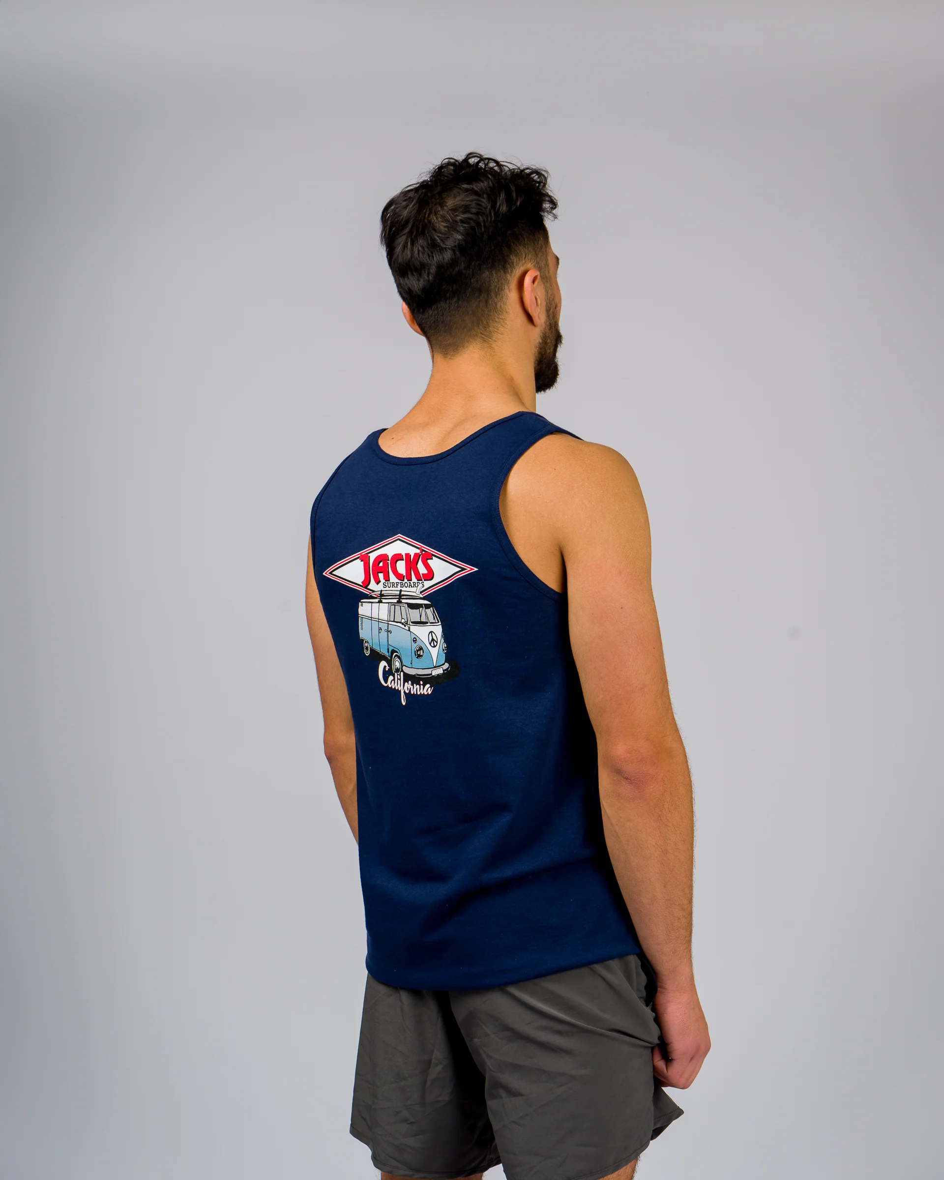 CA Diamond Transport Tank Top - Navy - Image 5