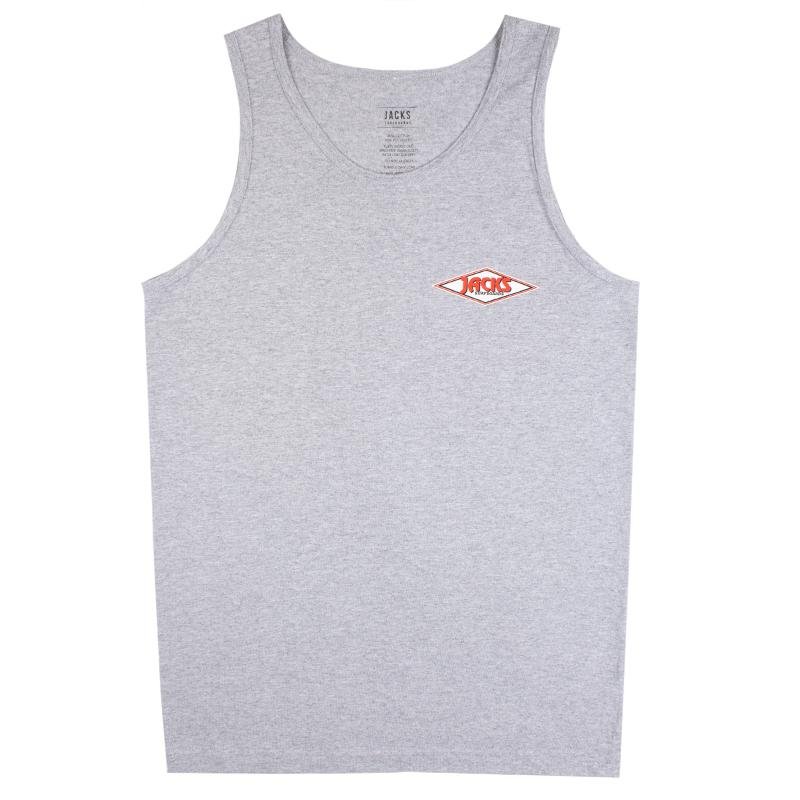 CA Diamond Transport Tank Top - Athletic Heather Grey - Image 2