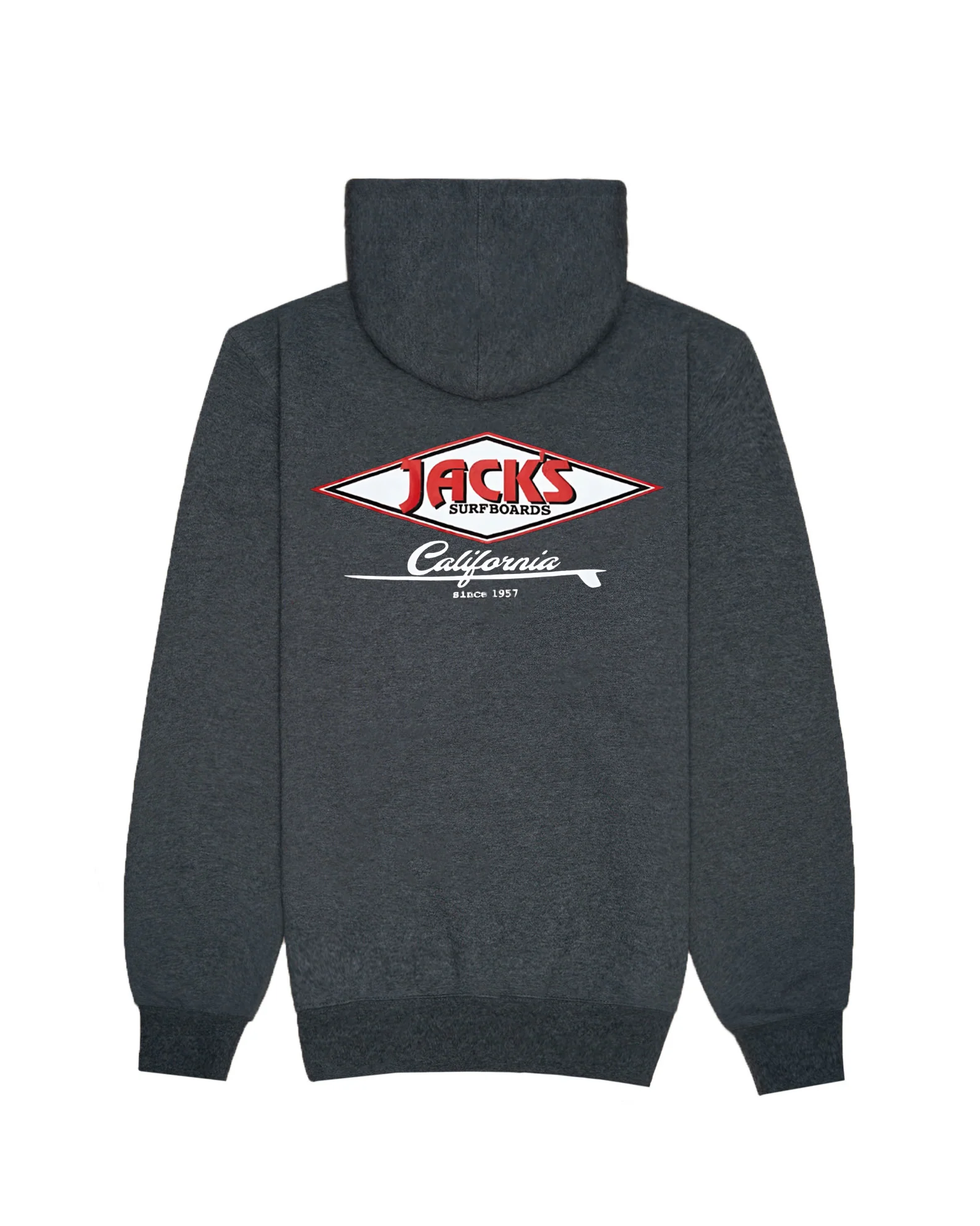 Cal Diamond Classic Pullover Hoodie - Charcoal