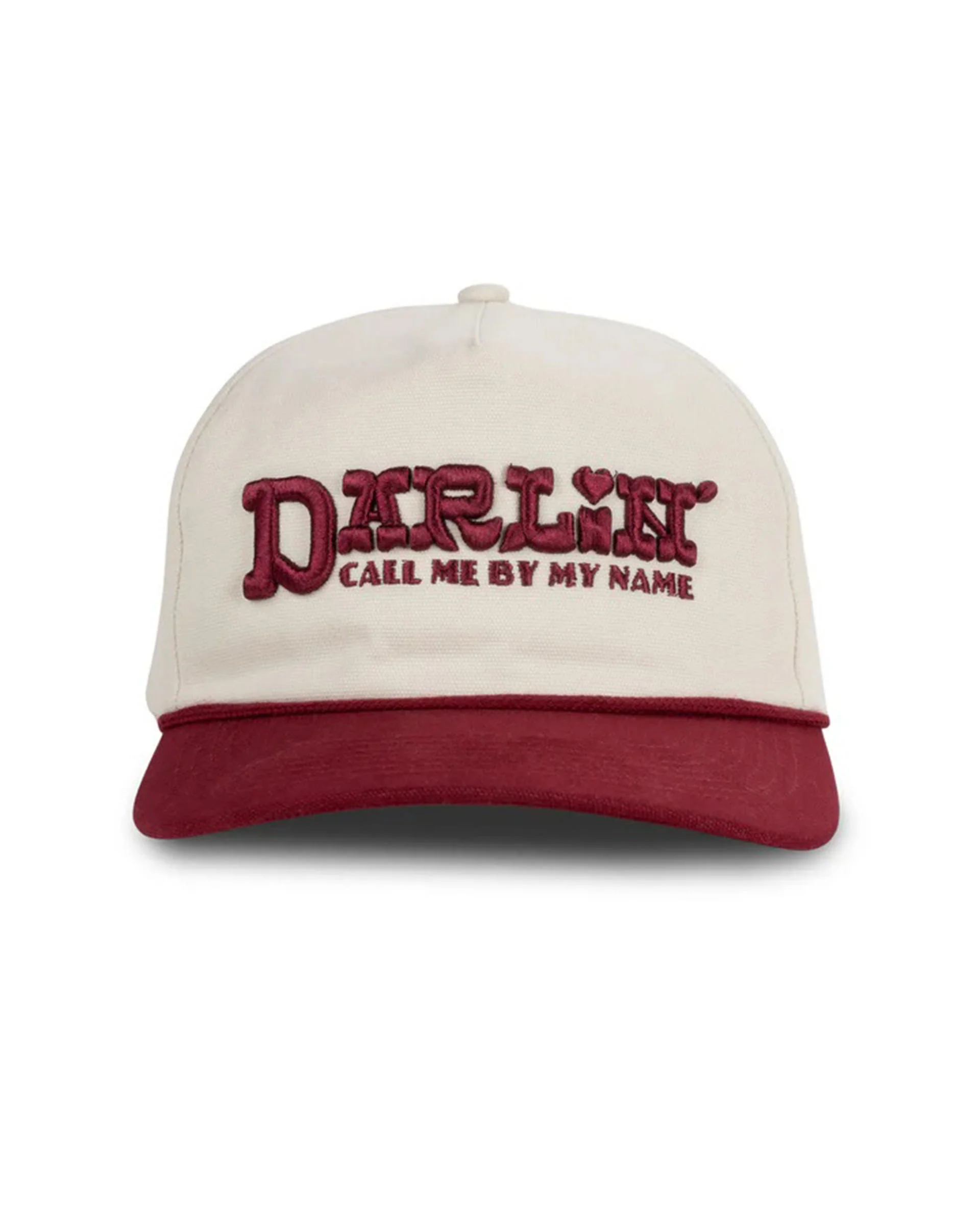 Call Me Darlin' Hat - Cream/Maroon - Image 3