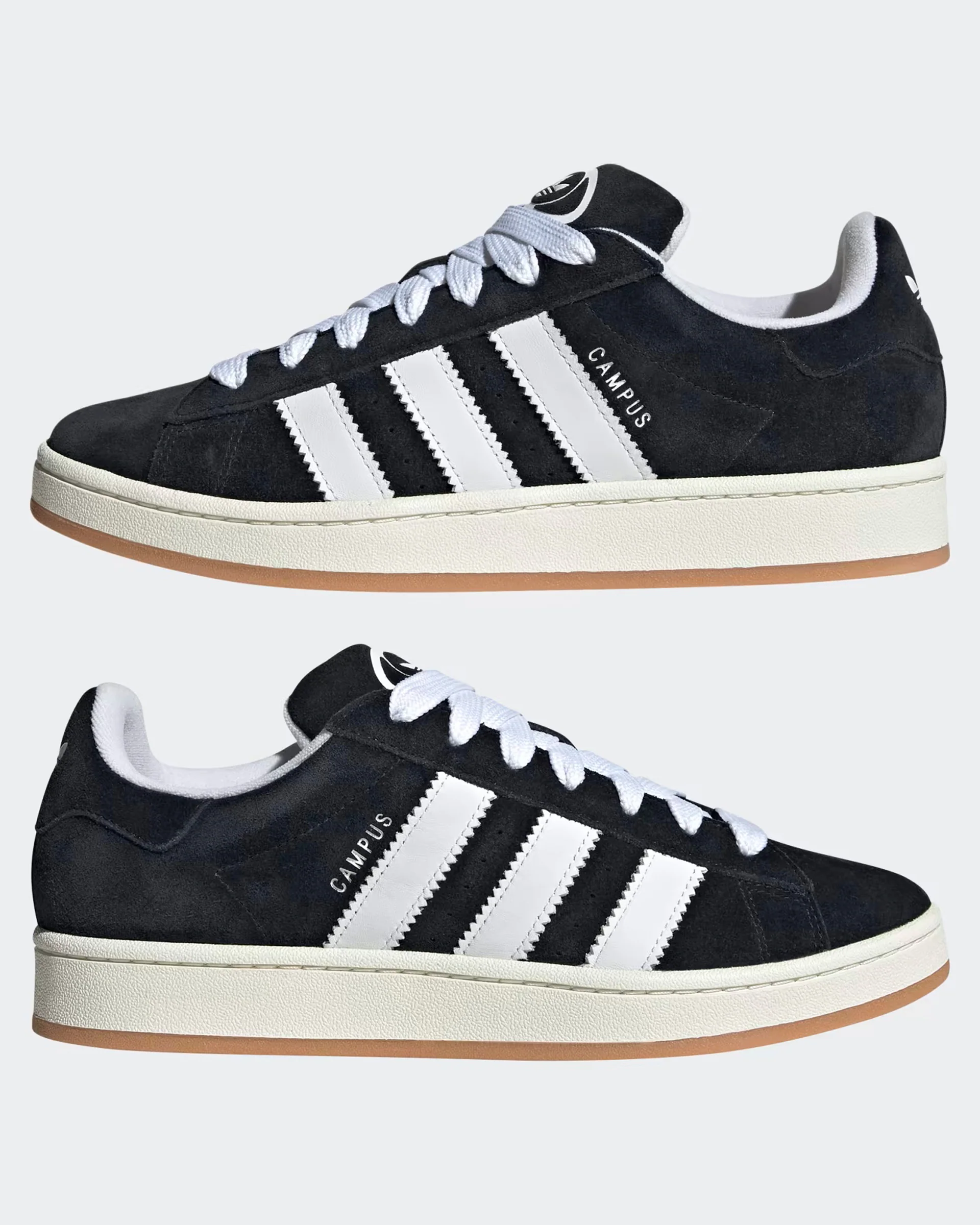 Campus 00s Shoe - Core Black/Cloud White/Off White - Image 7