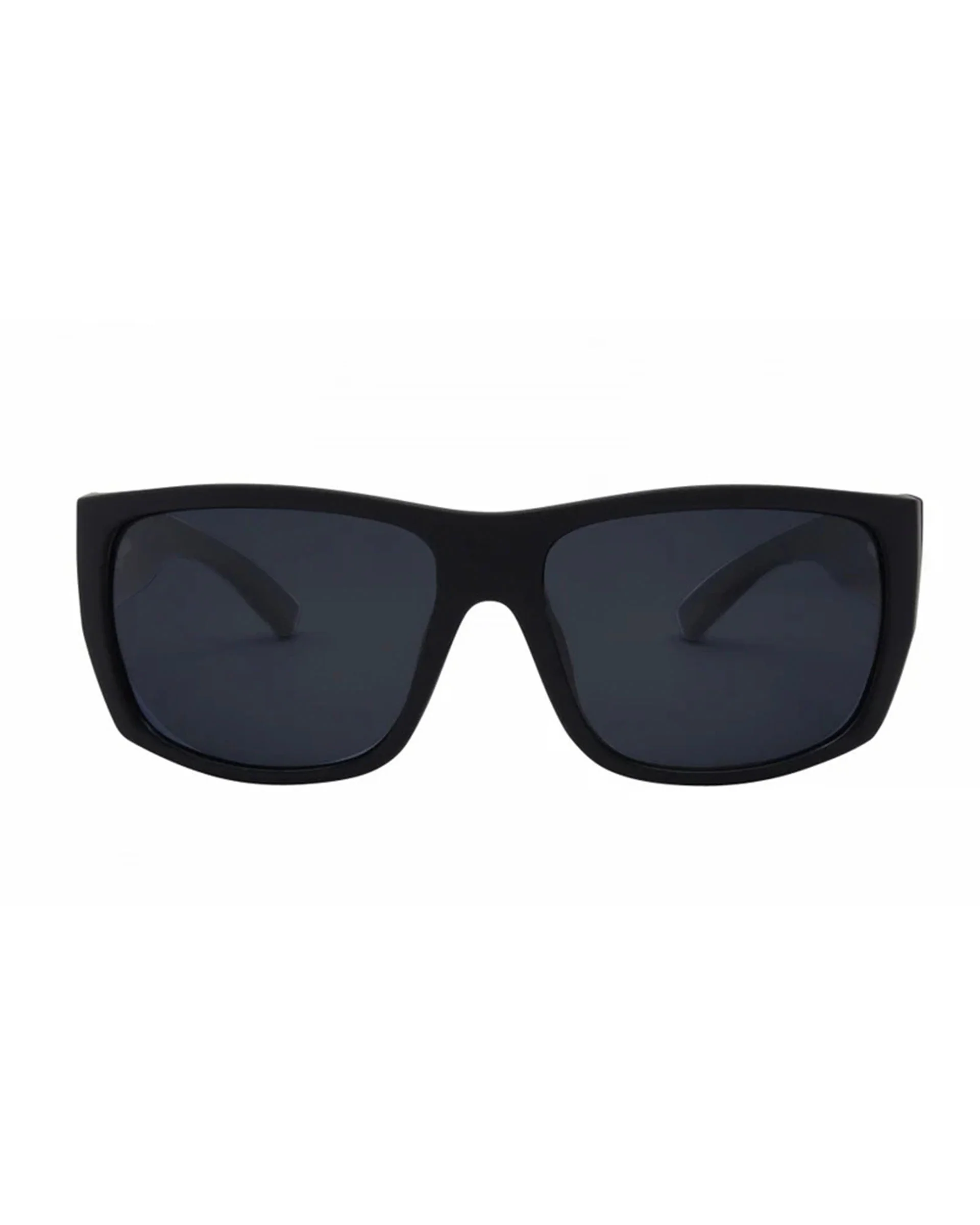 Captain Sunglasses - Black/Smoke Polarized Lens