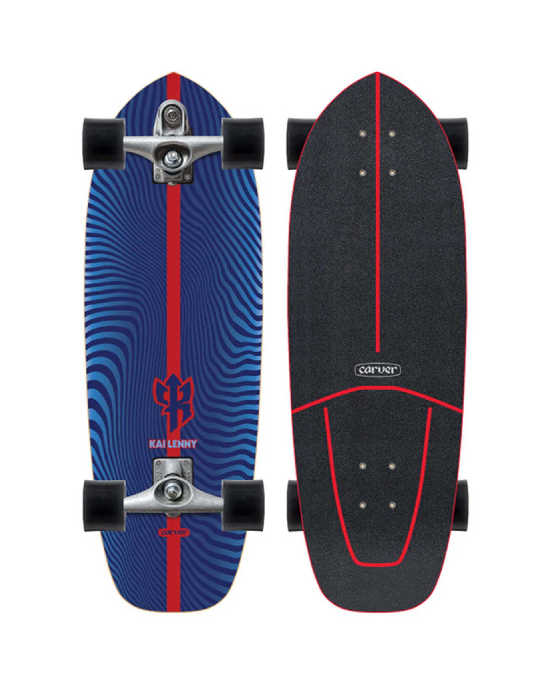 Carver C7 Raw 31" Kai Lenny Powerline Surfskate Complete