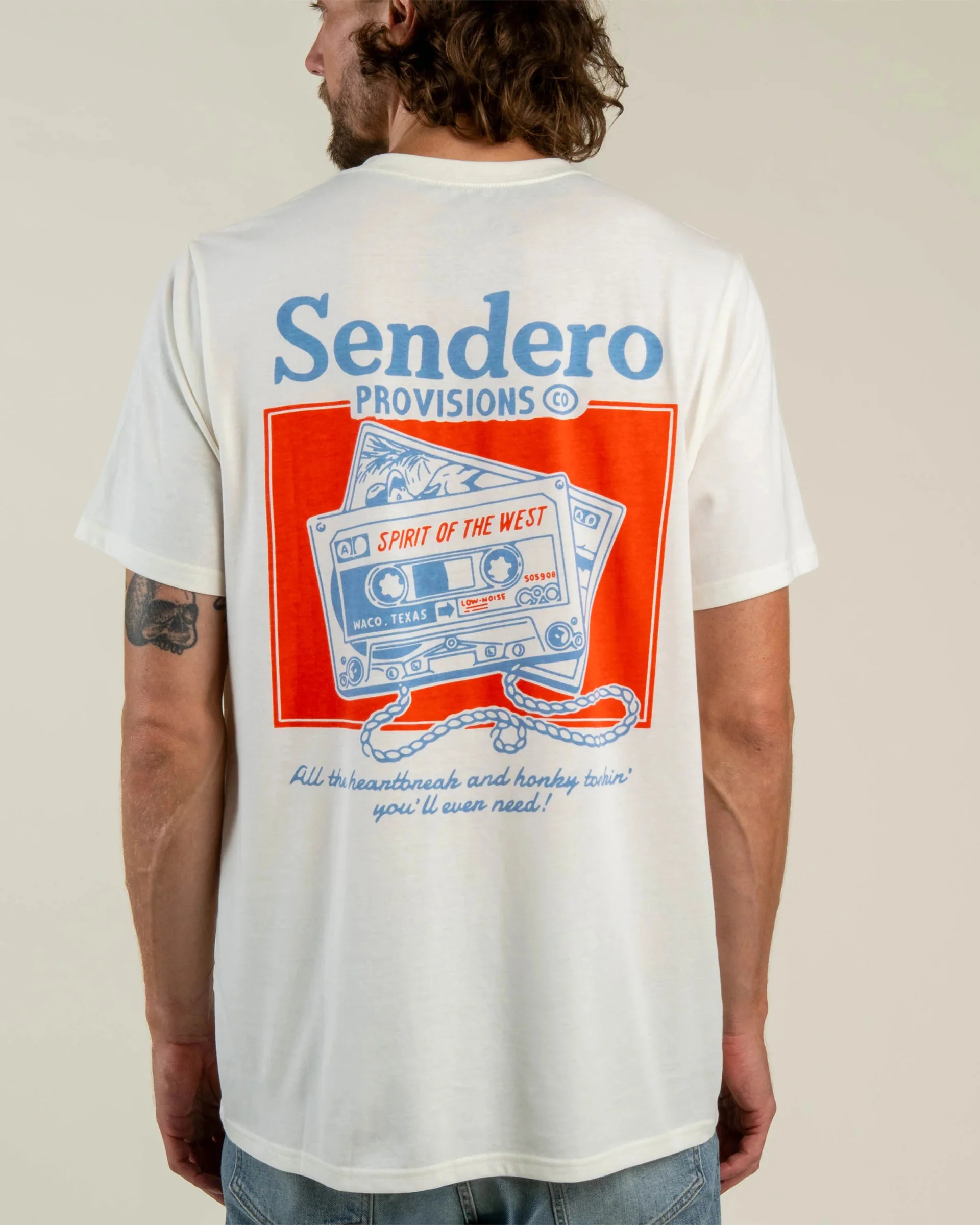 Cassette Tape S/S T-Shirt - Vintage White