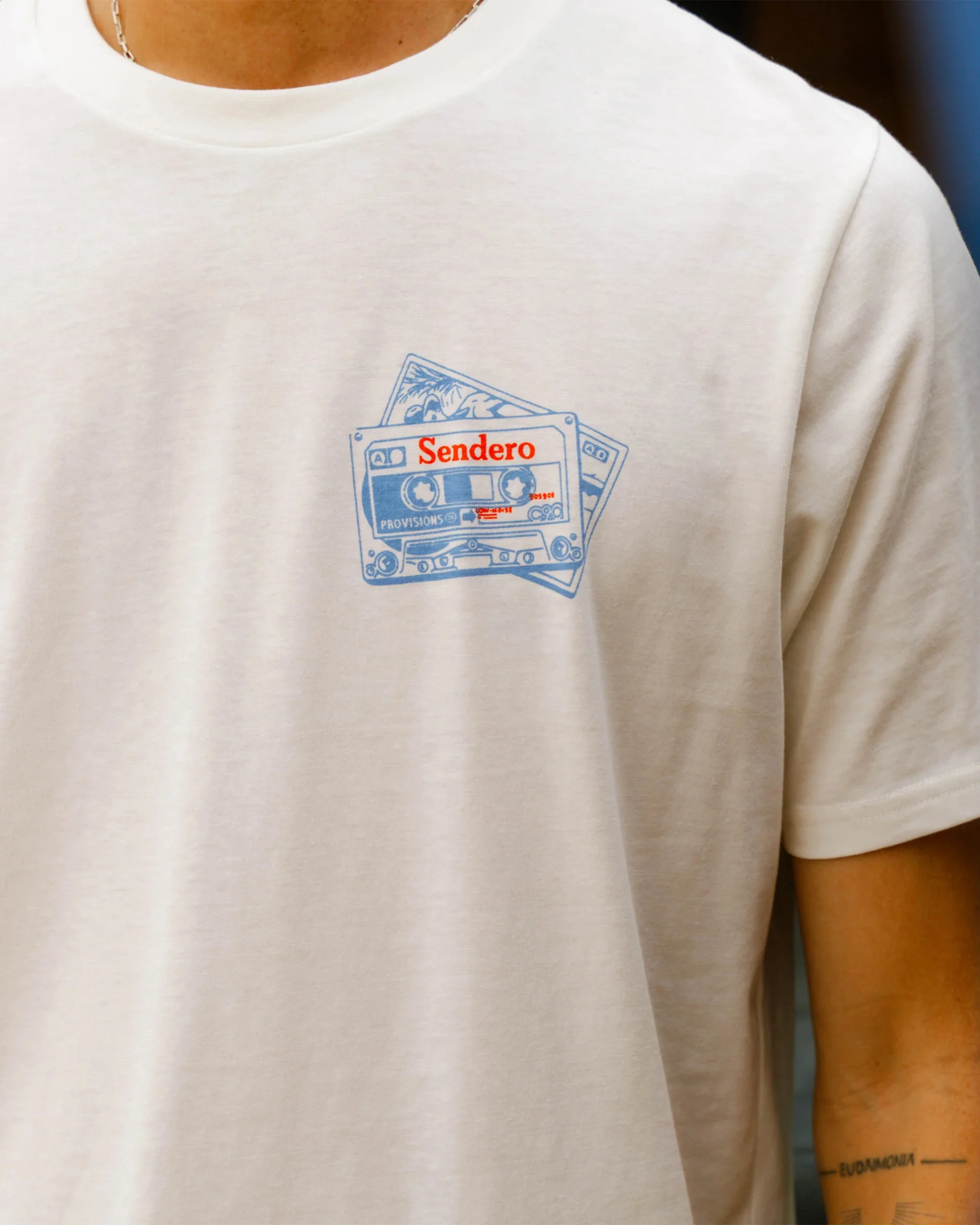 Cassette Tape S/S T-Shirt - Vintage White - Image 2
