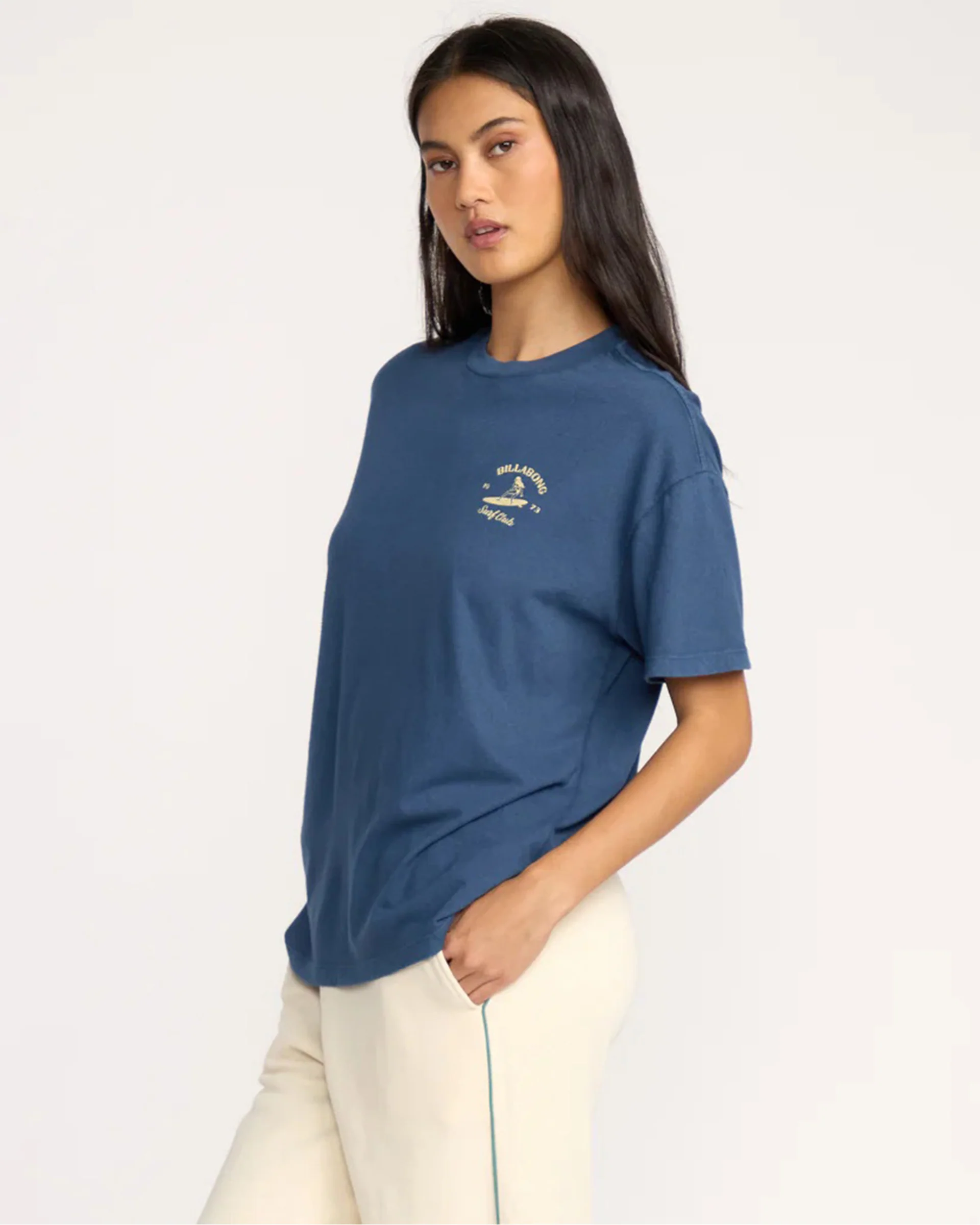 Catch Feelings S/S T-Shirt - Navy - Image 3