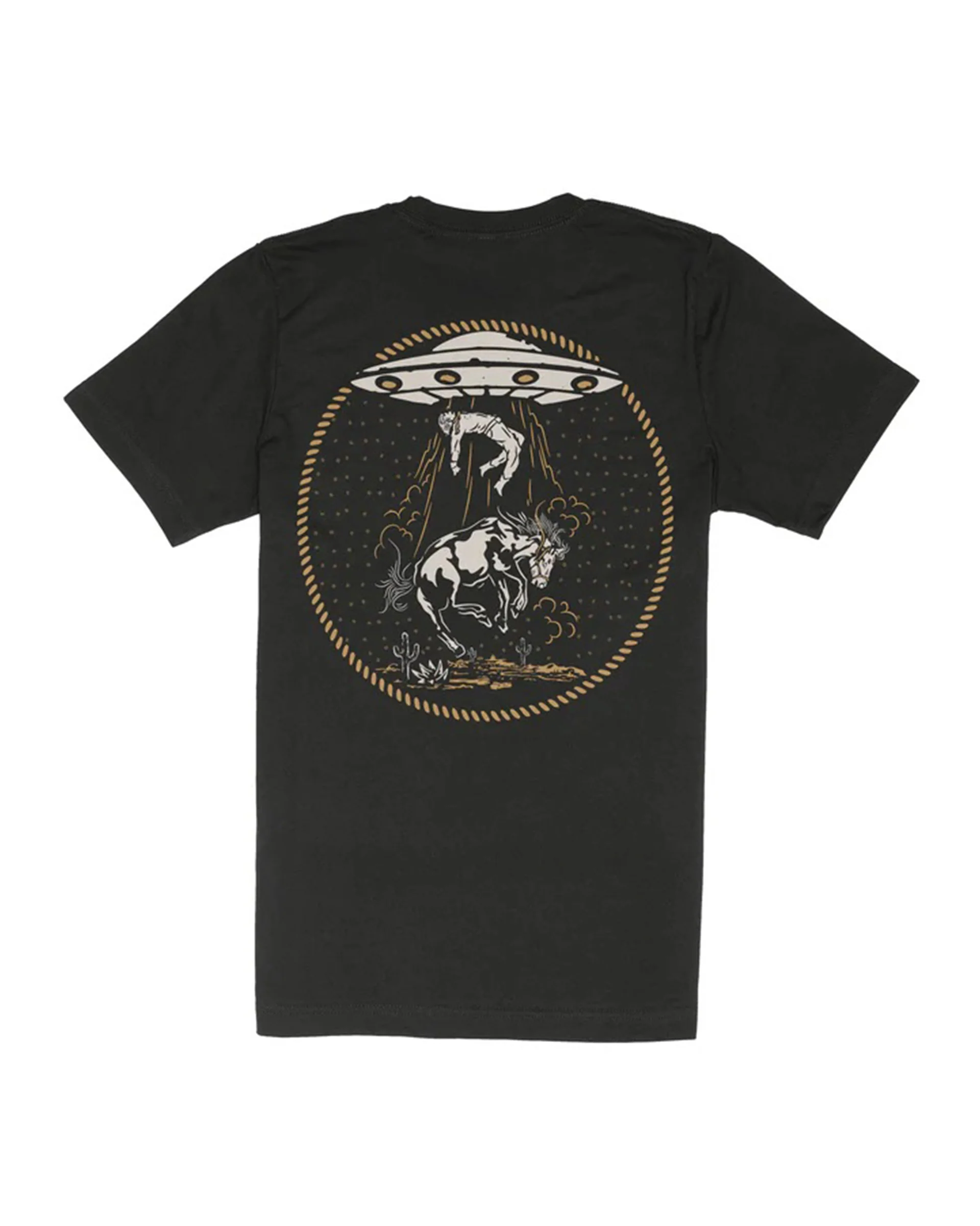 Charros & Aliens S/S T-Shirt - Black