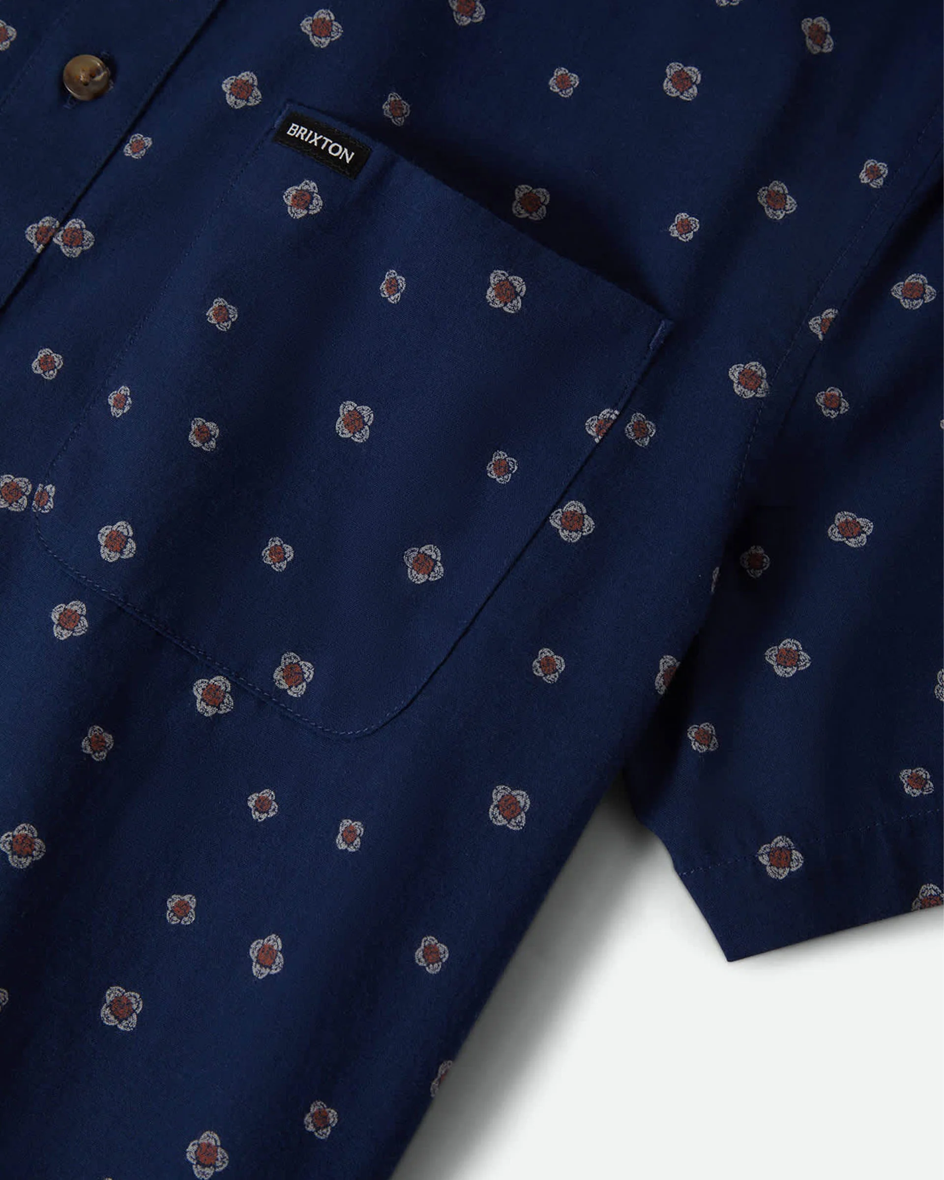 Charter Print S/S Shirt - Midnight Blue Geo - Image 7