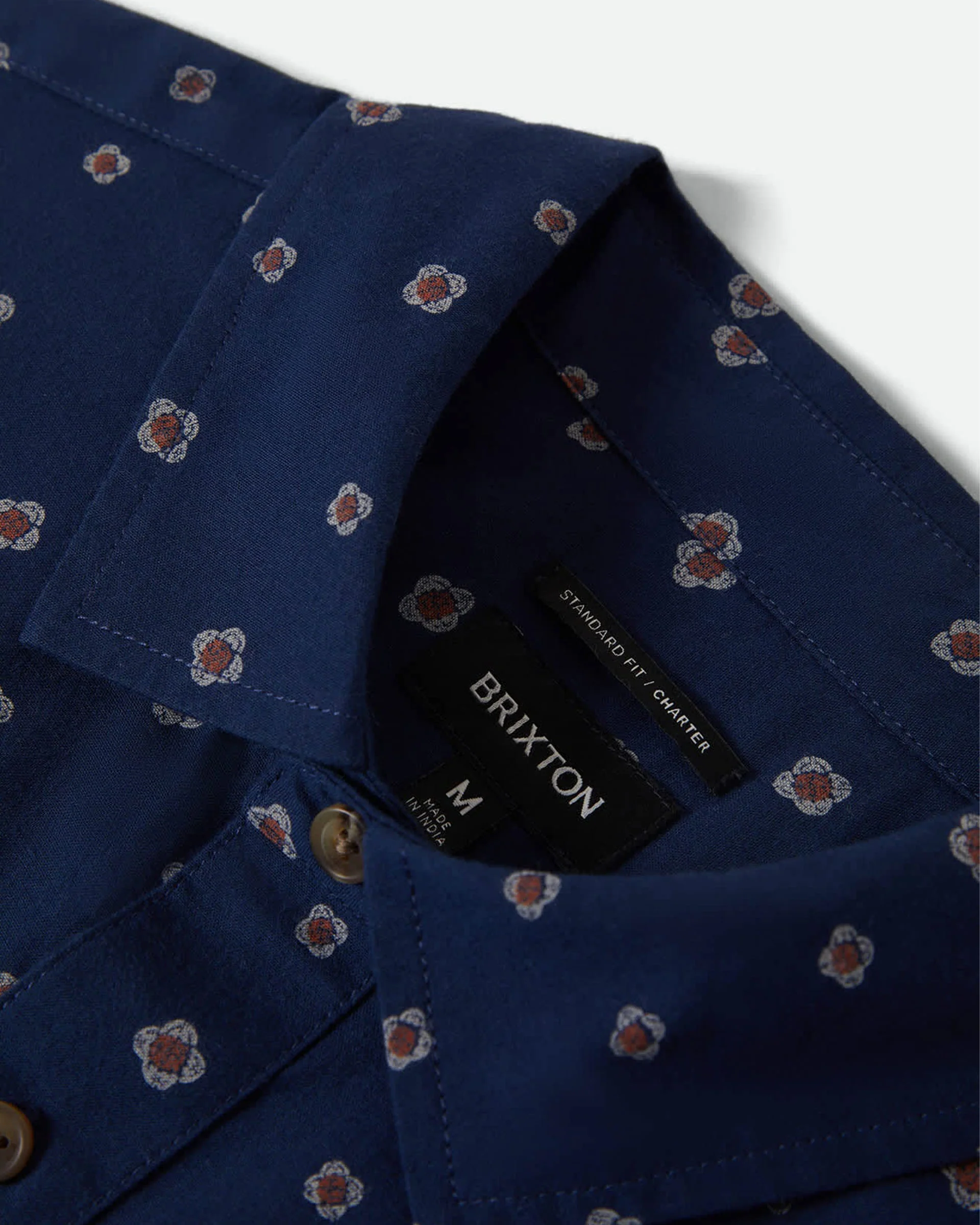 Charter Print S/S Shirt - Midnight Blue Geo - Image 8
