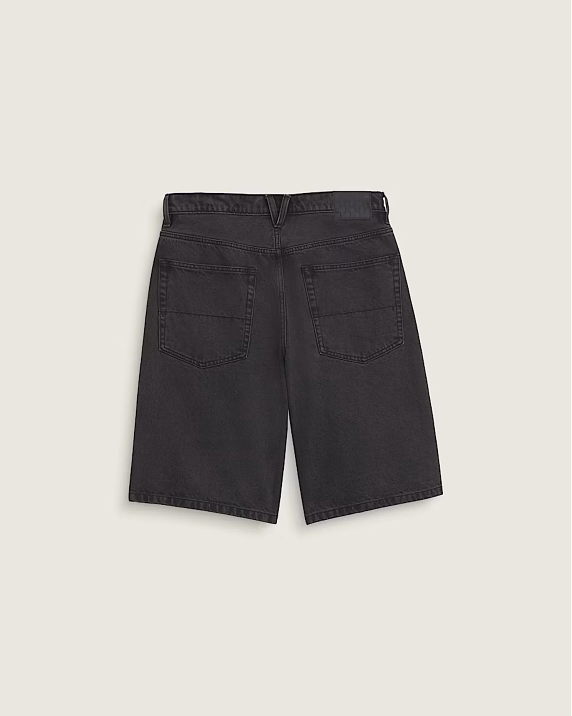 Check-5 Baggy Denim Shorts - Washed Black - Image 2