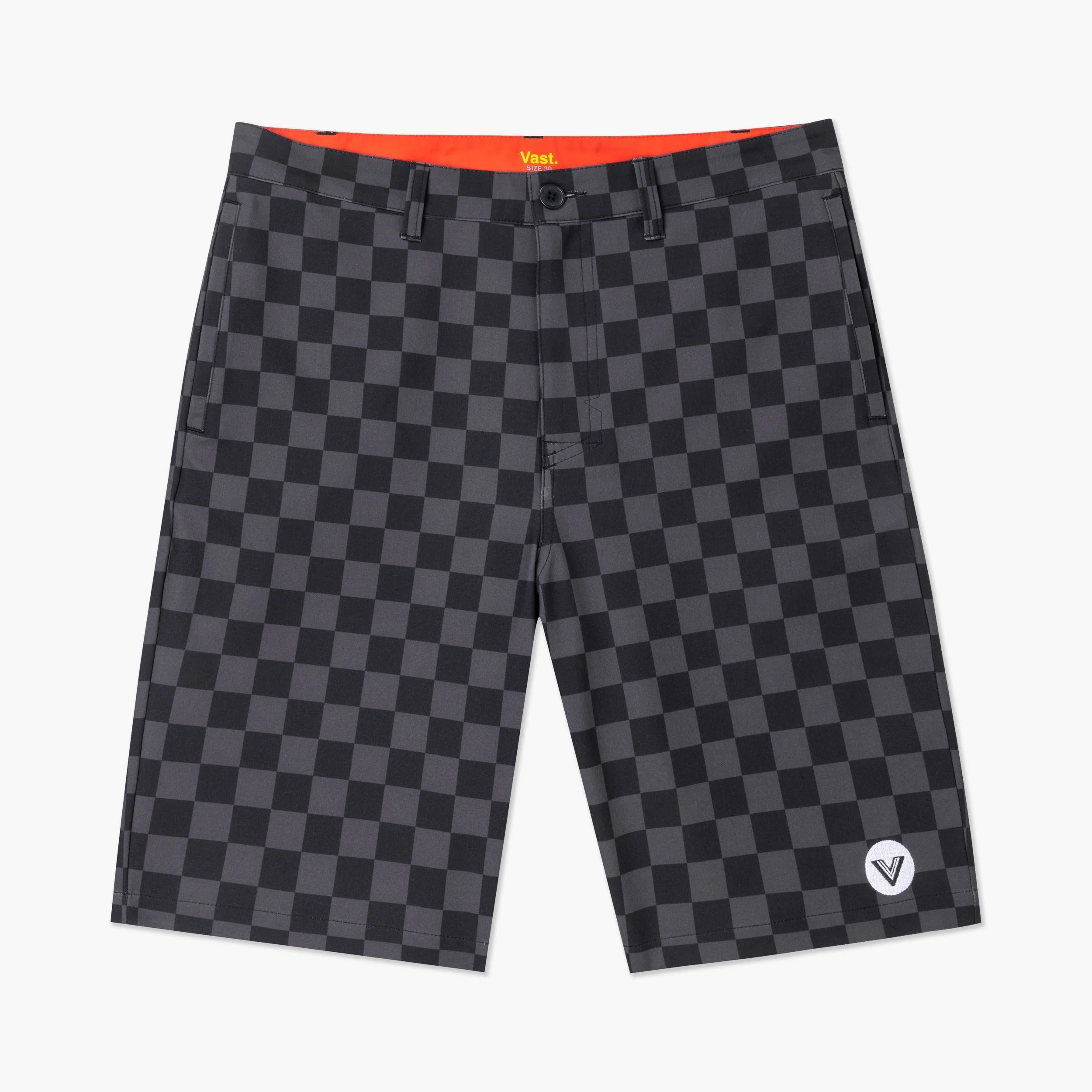 Check Check Hybrid Short - Black