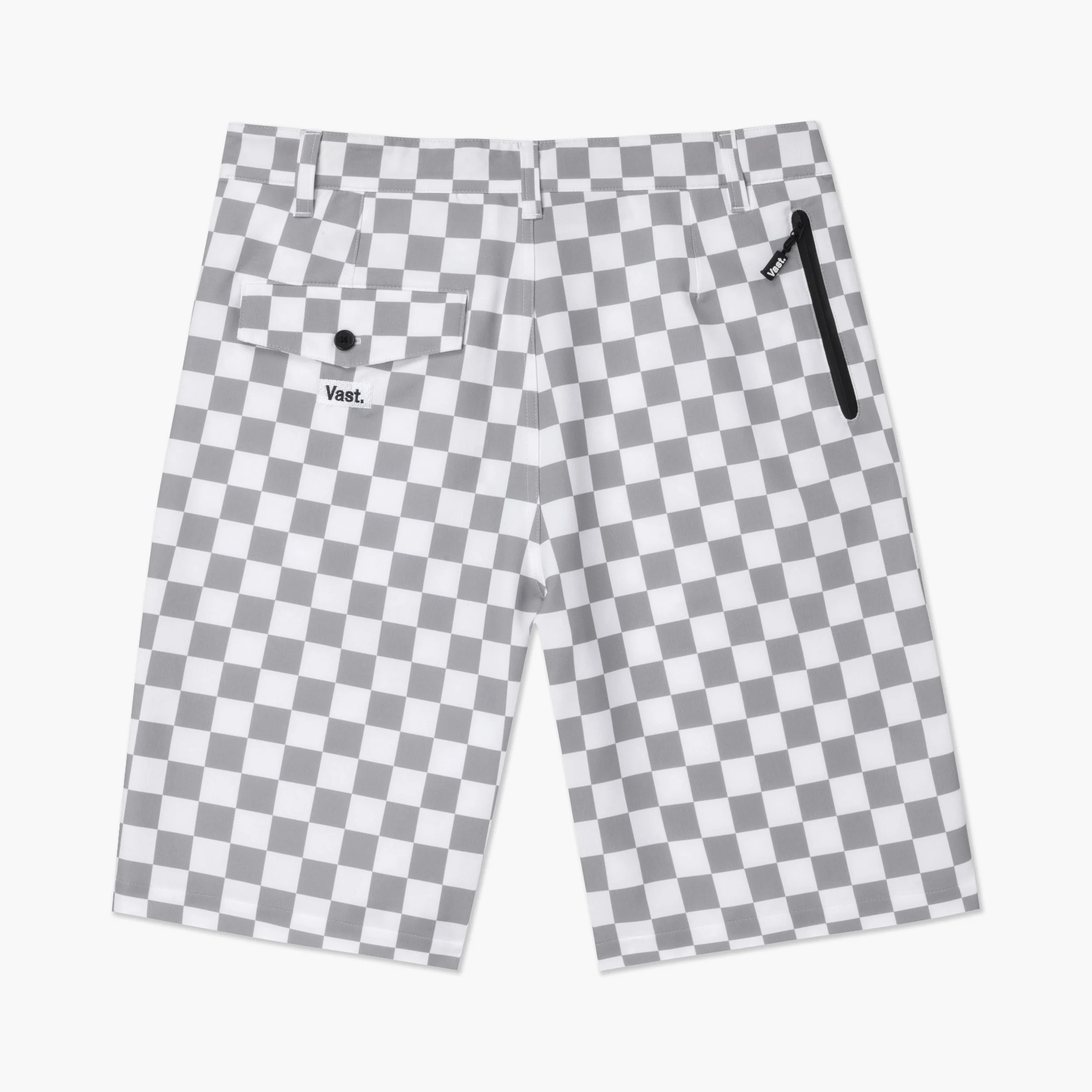 Check Check Hybrid Short - Heather Grey - Image 6