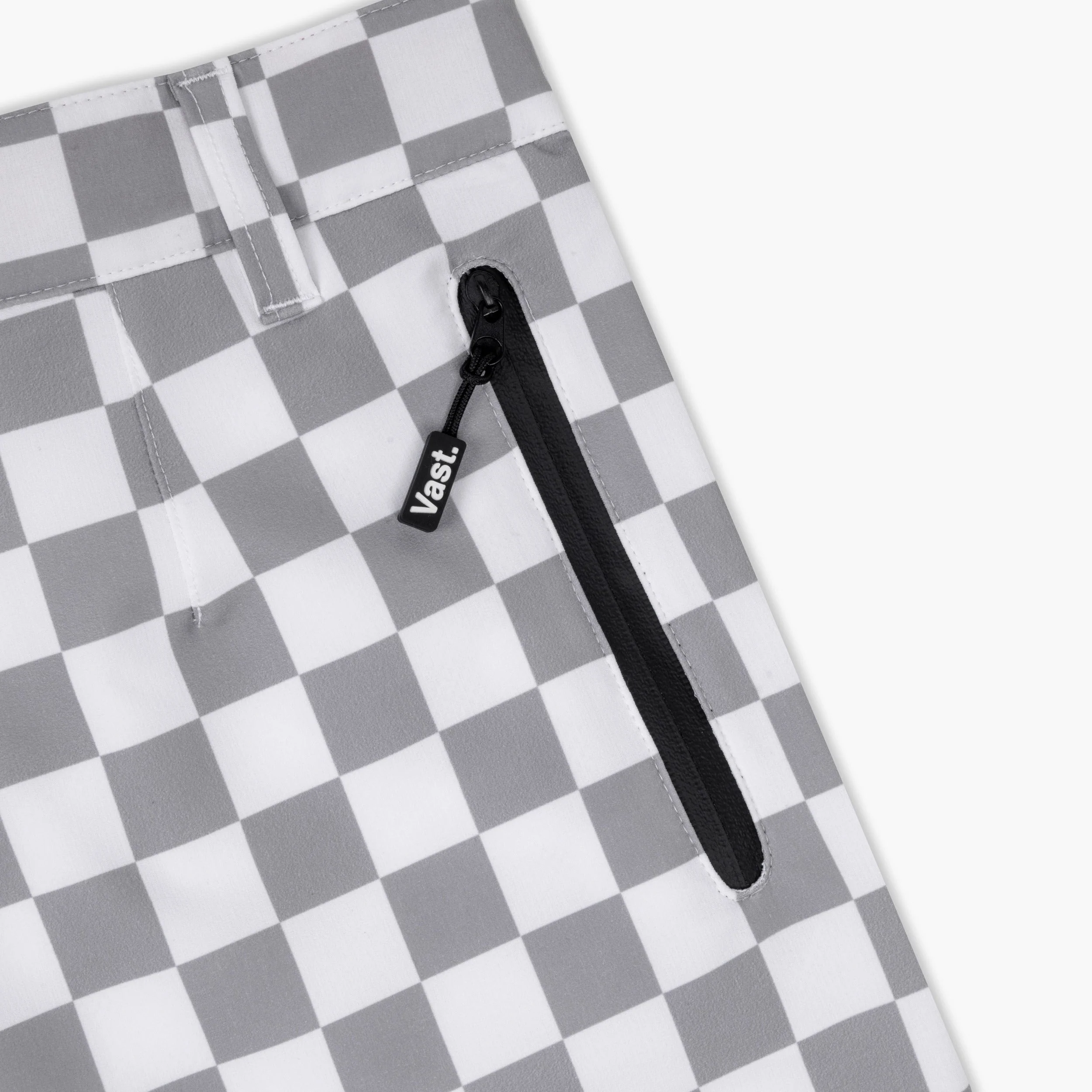 Check Check Hybrid Short - Heather Grey - Image 9