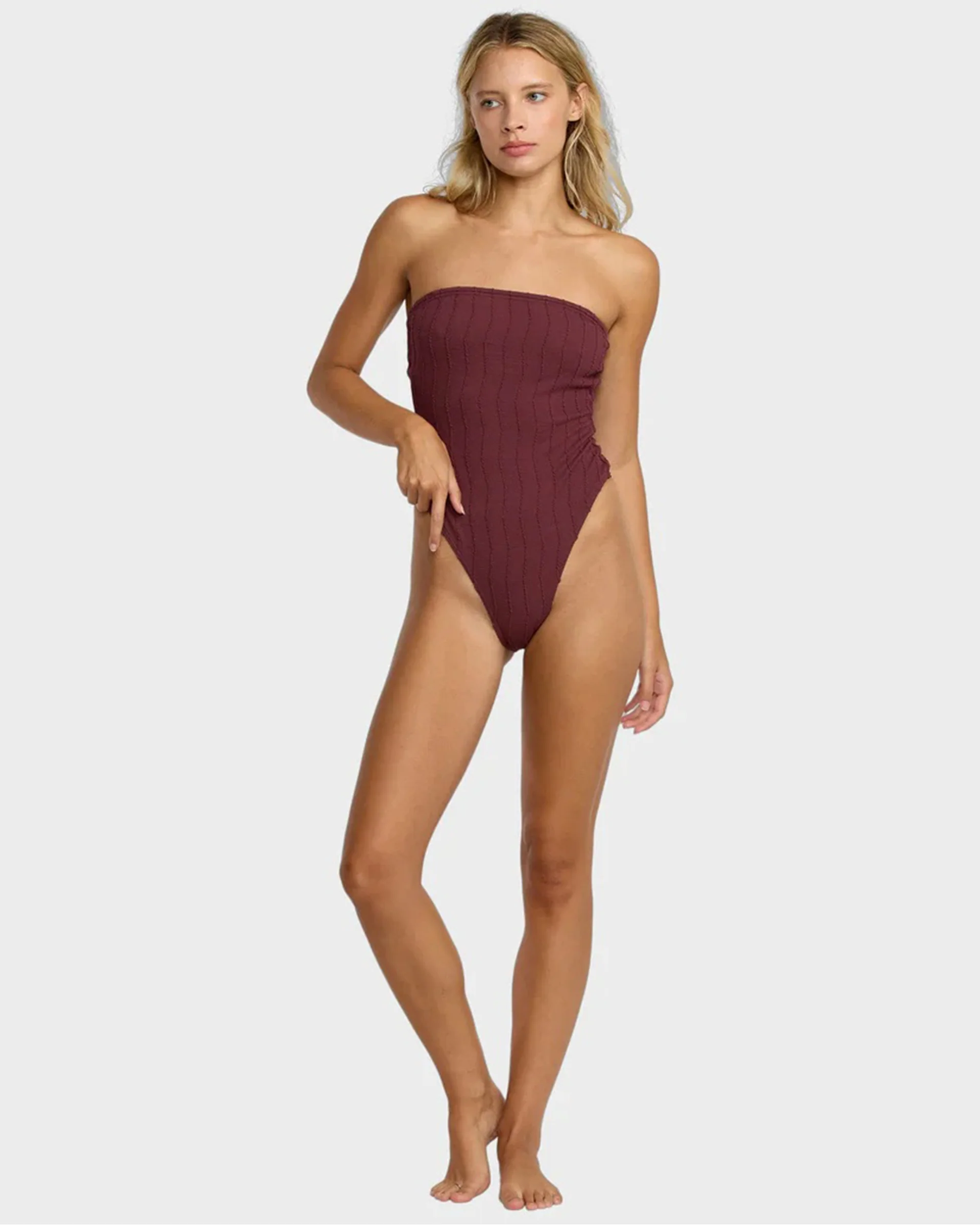 Chevy Grooves One Piece Swimsuit - Redwood - Image 5