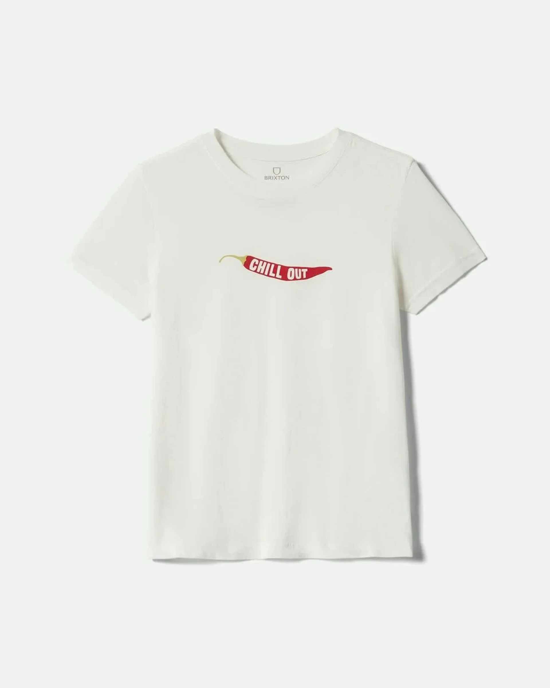 Chill Out Fitted Crew S/S T-Shirt - Off White - Image 2