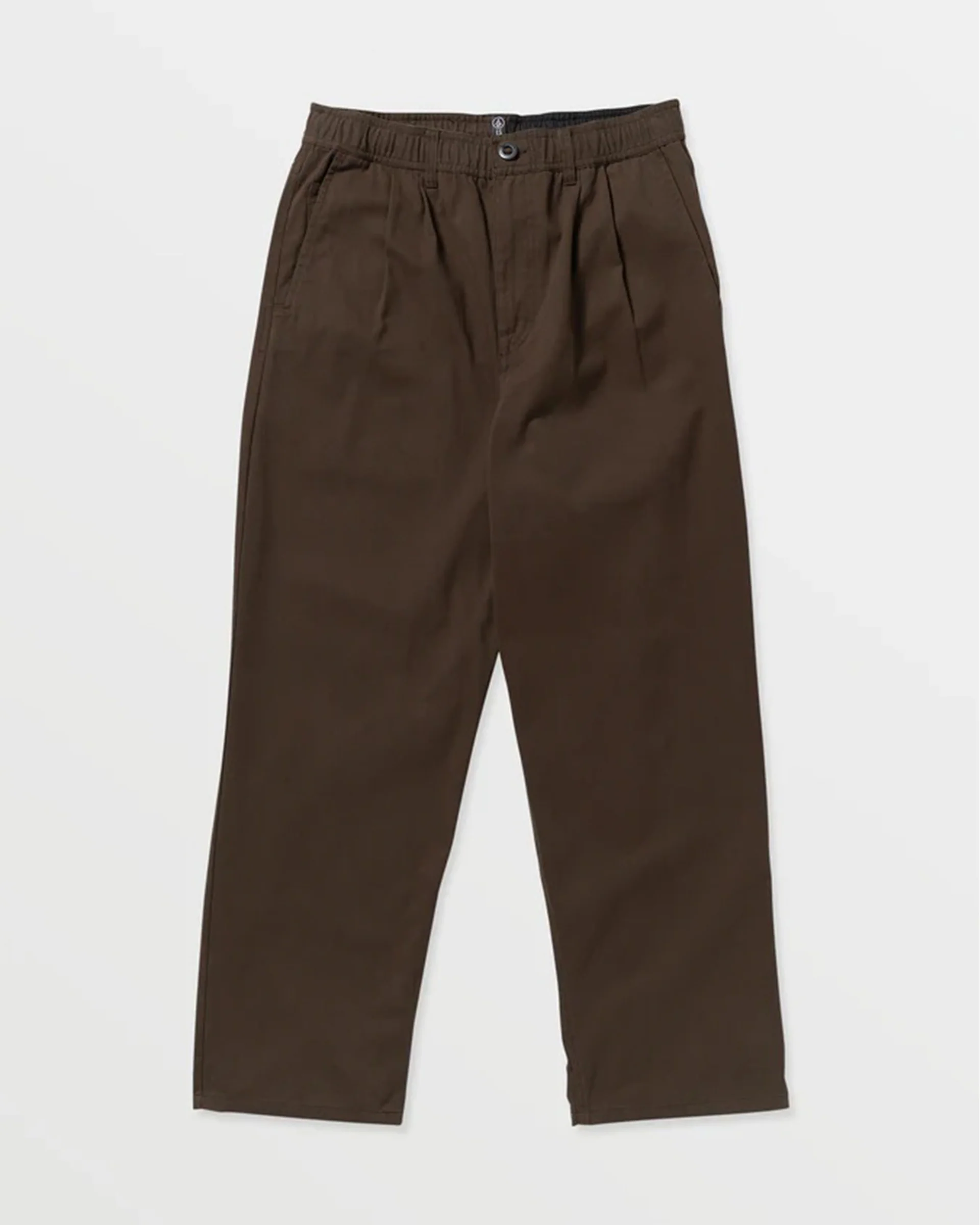 Chillow Pleat Elastic Waist Pant - Cacao - Image 11