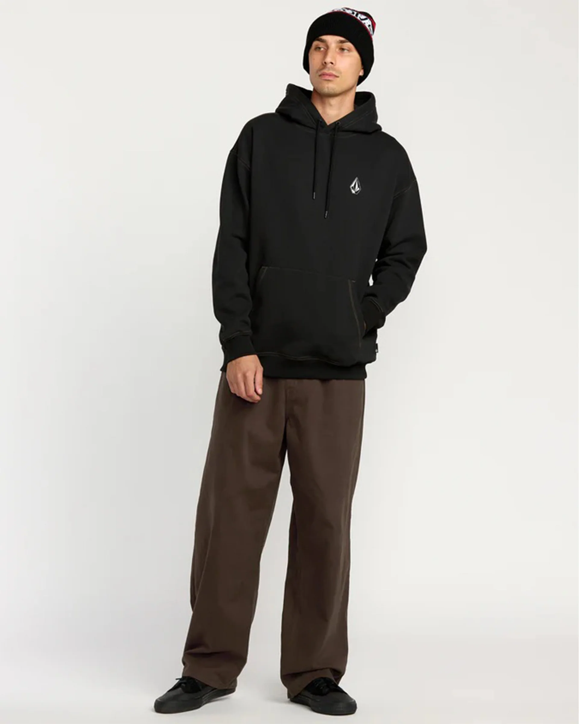 Chillow Pleat Elastic Waist Pant - Cacao - Image 5