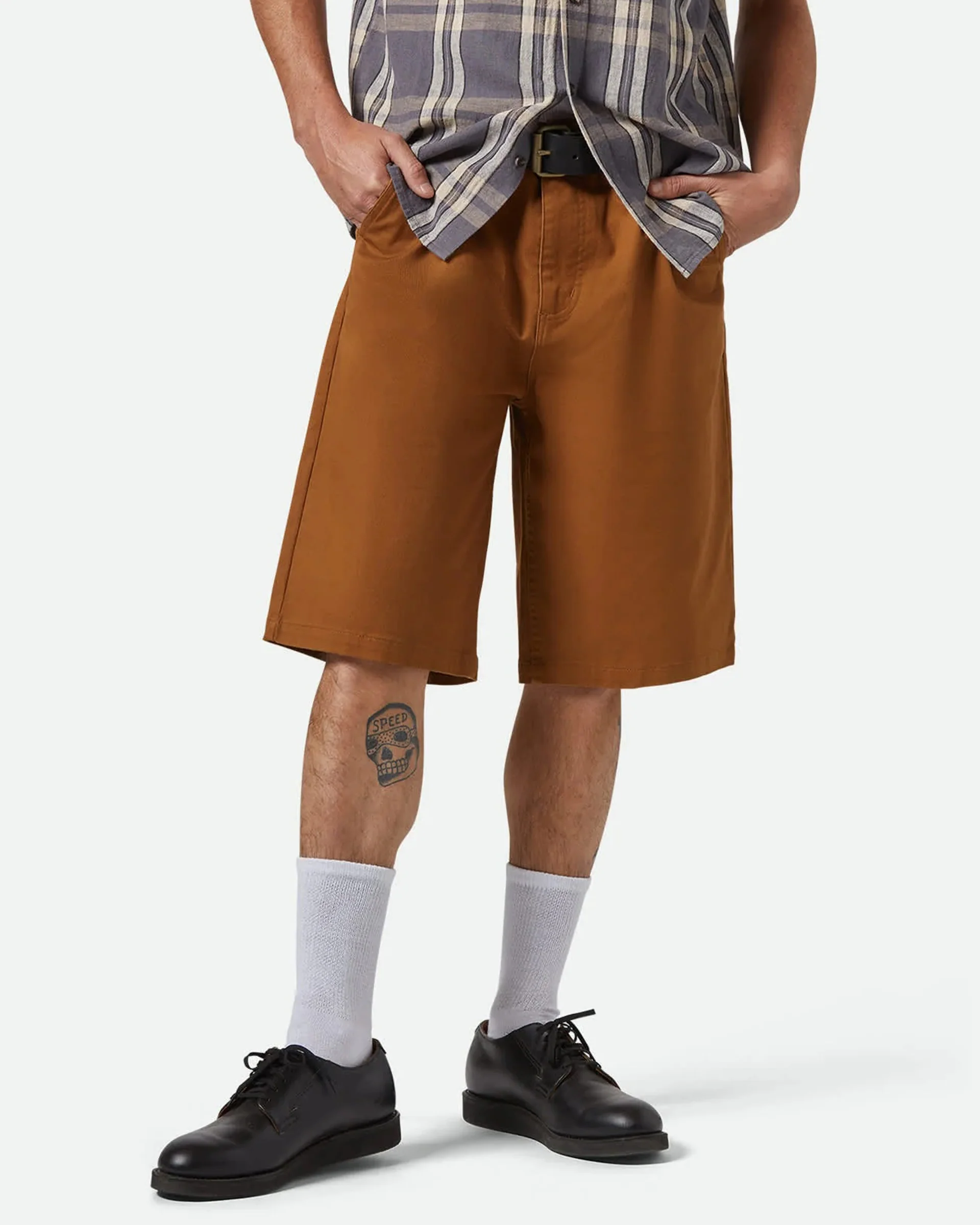 Choice Chino Baggy Short - Washed Copper - Image 2