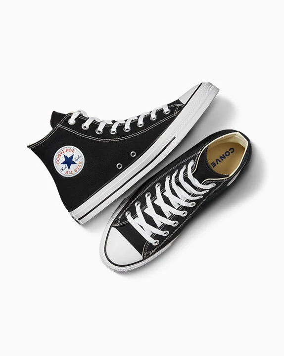 Chuck Taylor All Star High Top Shoe - Black - Image 3