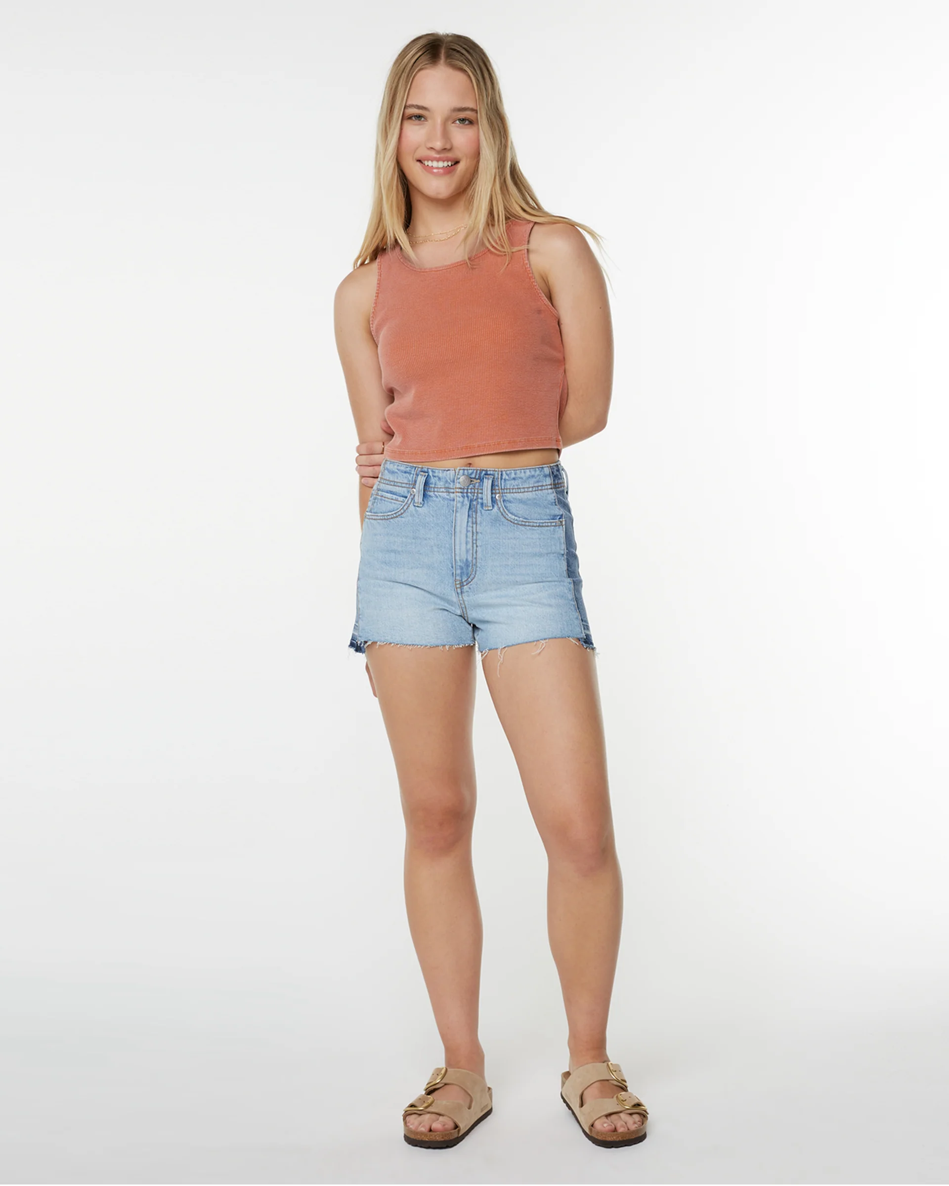 City Lights Tank Top - Aragon Solid - Image 2