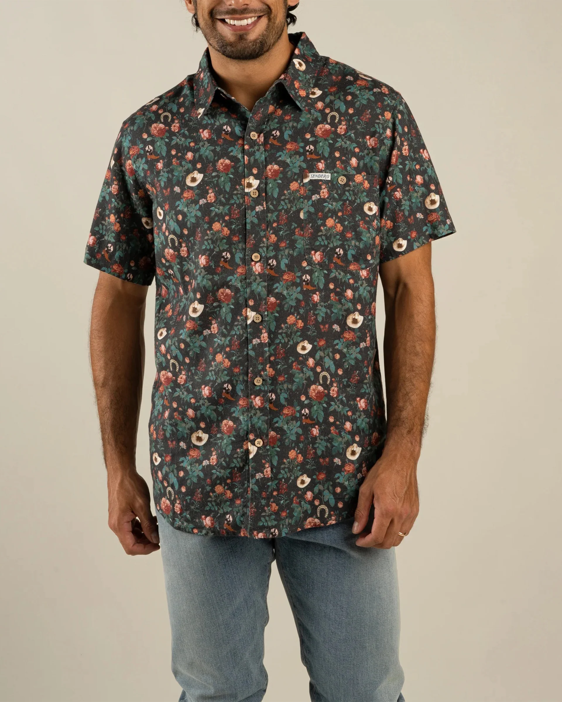 City Slicker S/S Shirt - Desert Rose Charcoal - Image 4
