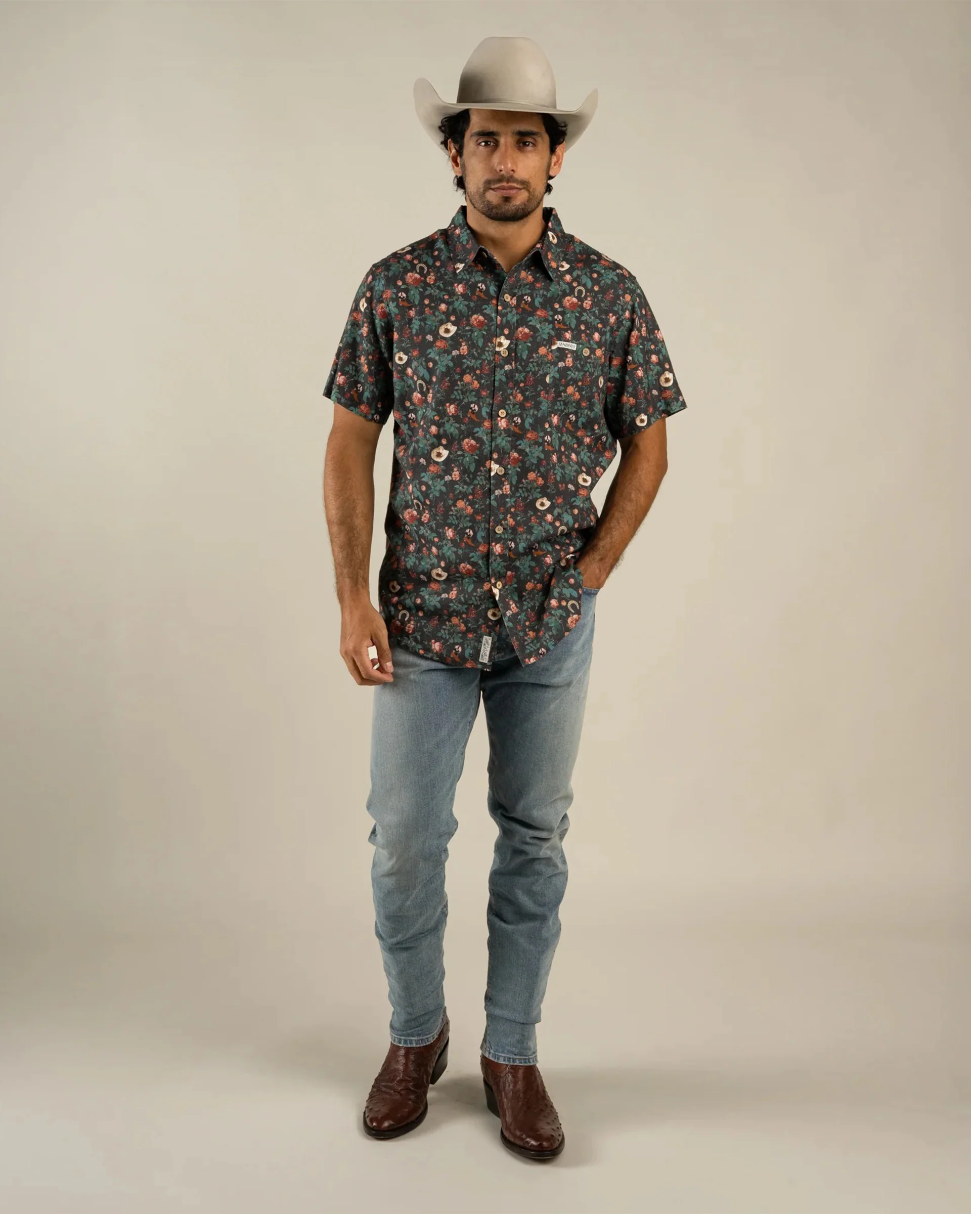 City Slicker S/S Shirt - Desert Rose Charcoal - Image 6