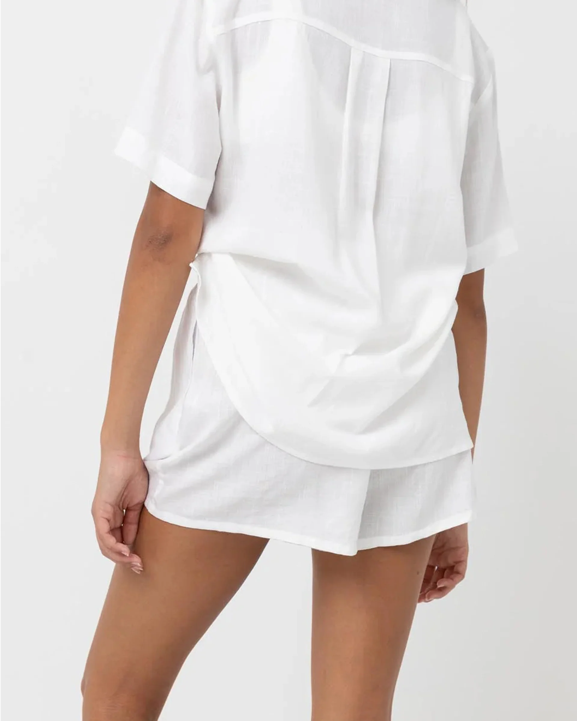 Classic Beach Short - White - Image 3