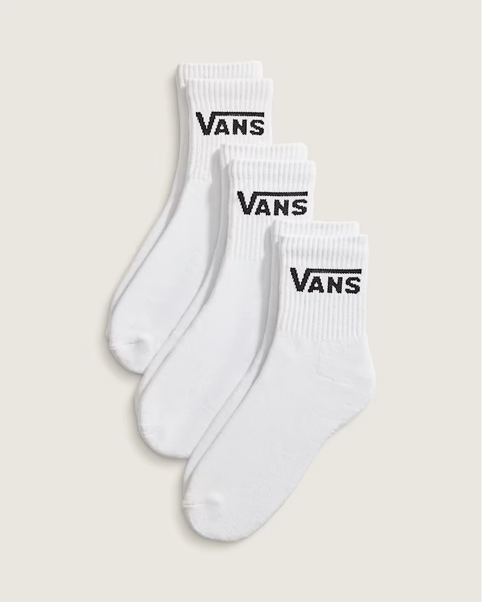 Classic Half Crew Socks - White