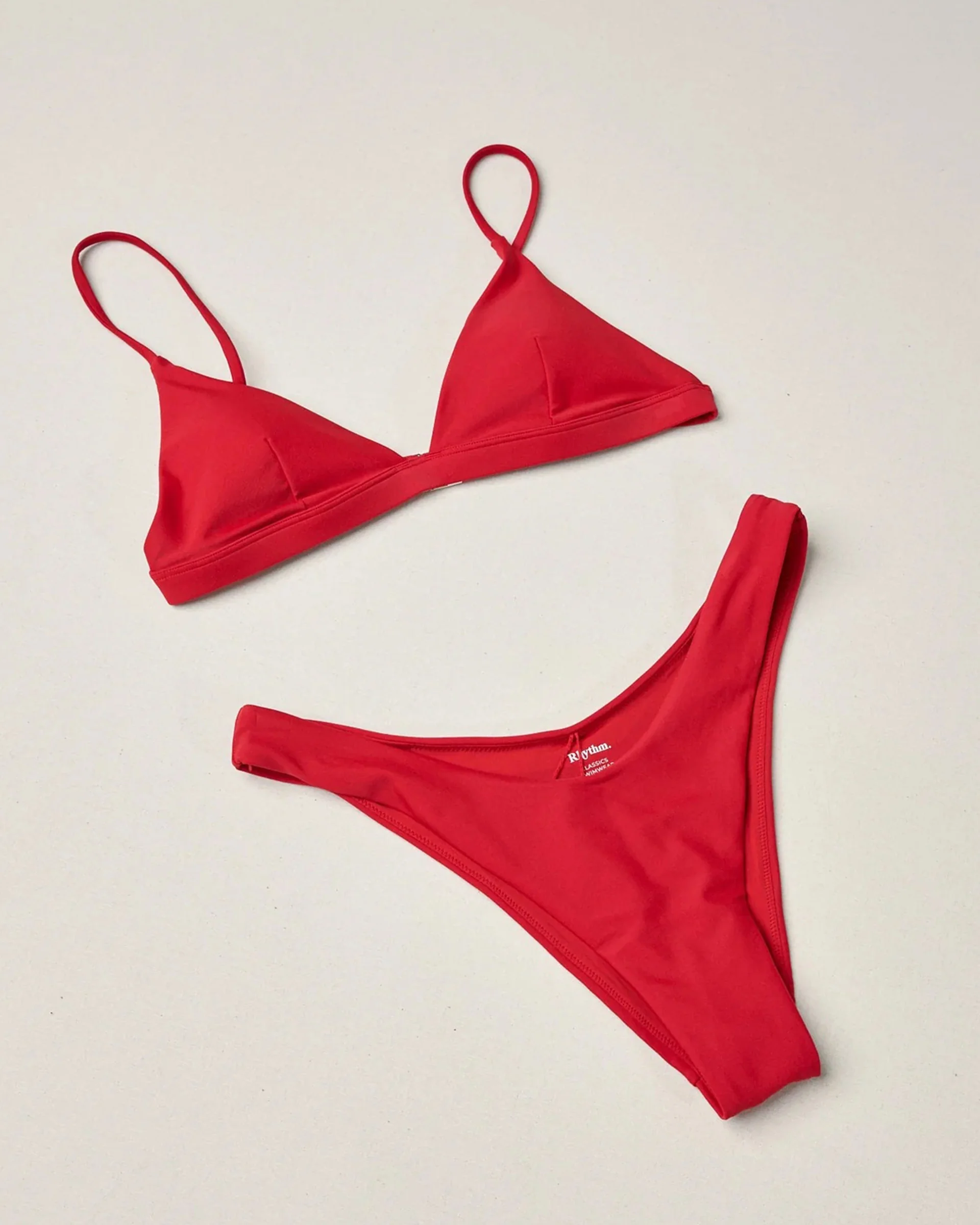 Classic Hi Cut Pant Bikini Bottom - Cherry - Image 6