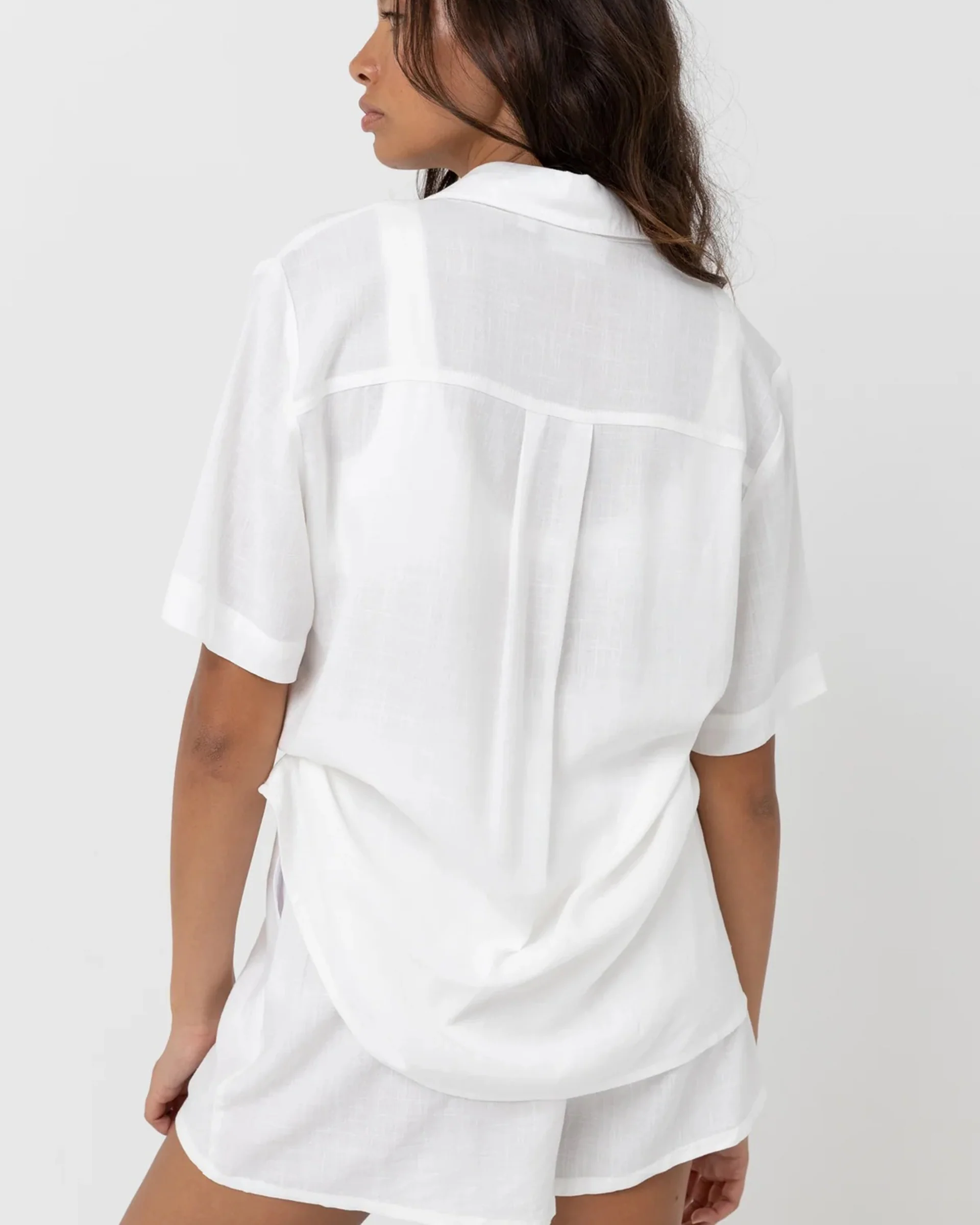 Classic Lounge Shirt - White - Image 3