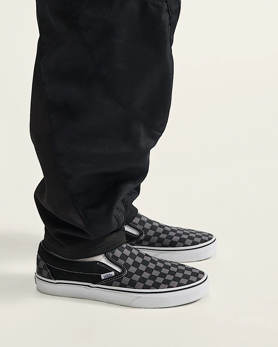 Classic Slip-On Checkerboard Shoes - Black/Pewter Checkerboard - Image 3