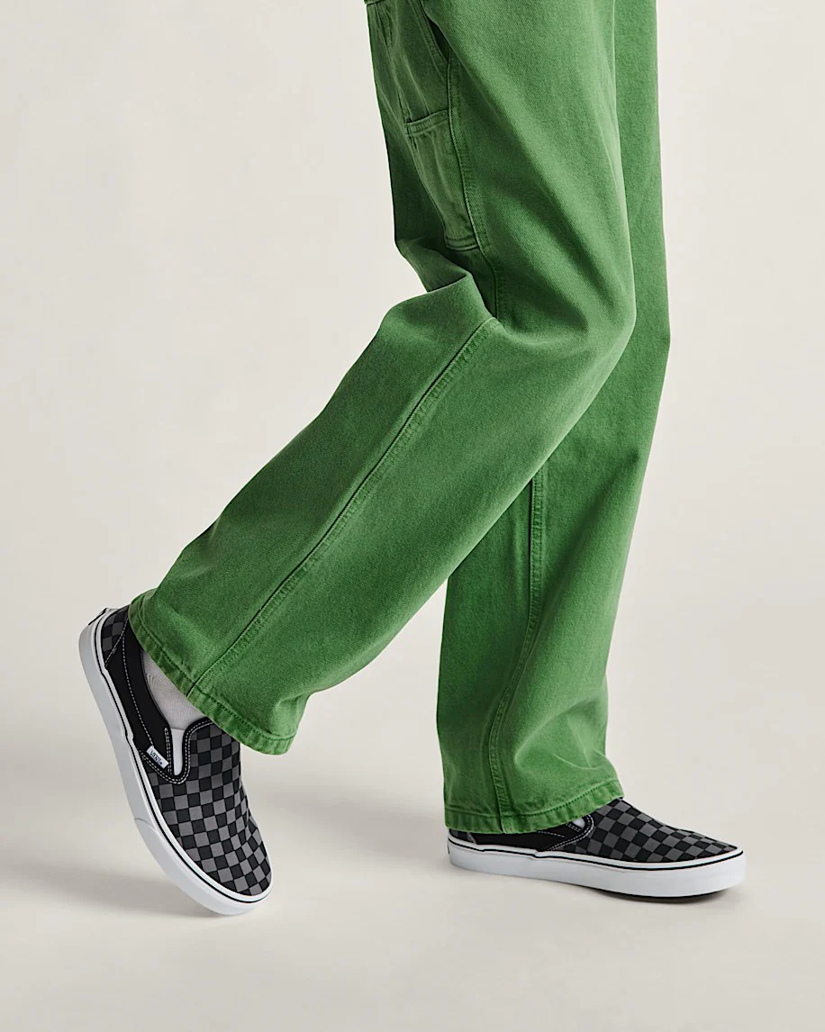 Classic Slip-On Checkerboard Shoes - Black/Pewter Checkerboard - Image 5