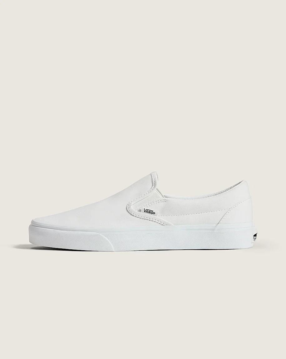 Classic Slip-On Shoes - True White