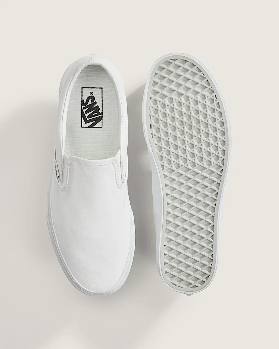Classic Slip-On Shoes - True White - Image 2