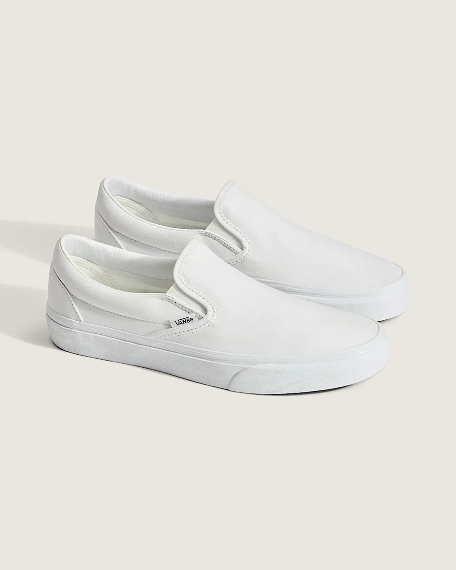 Classic Slip-On Shoes - True White - Image 4