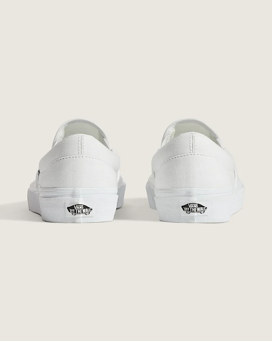 Classic Slip-On Shoes - True White - Image 5