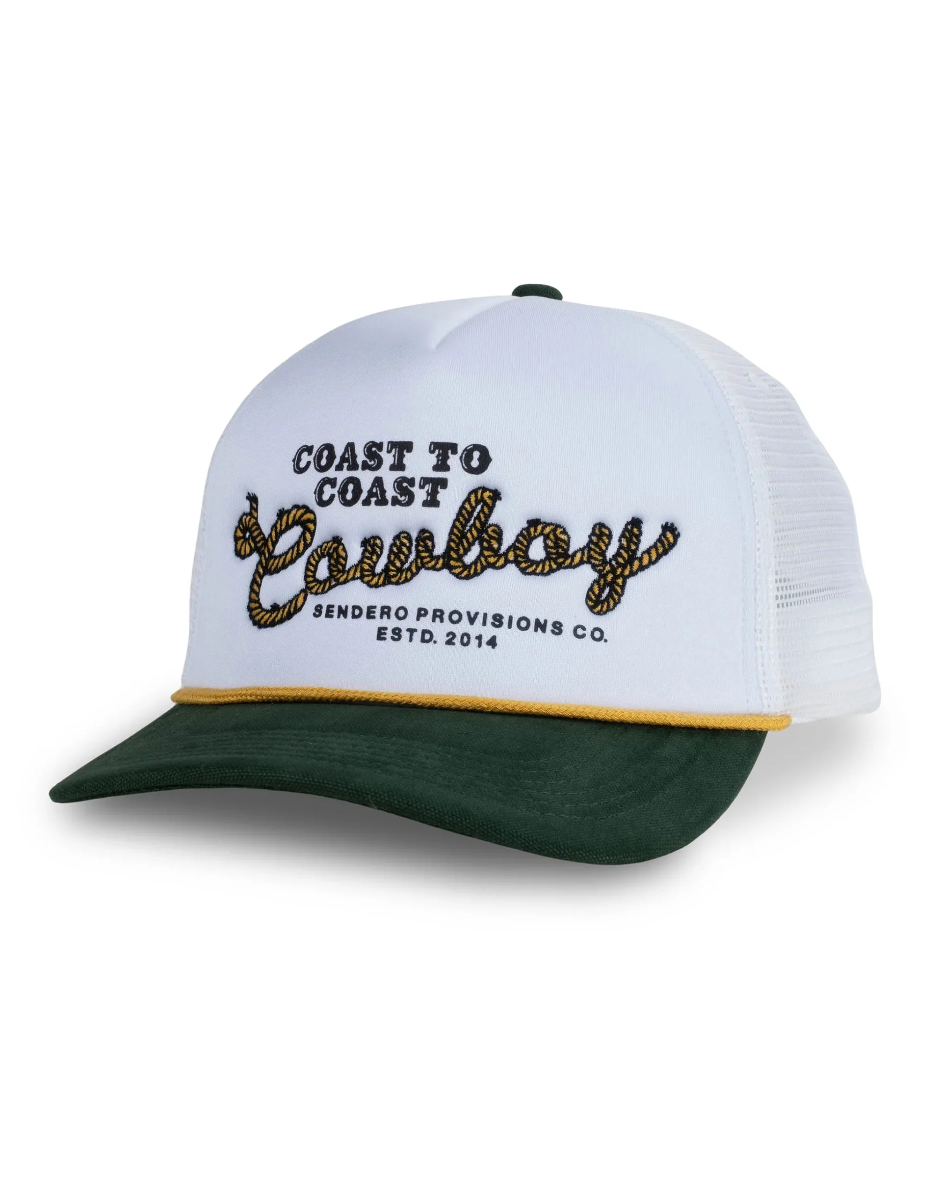 Coast To Cowboy Hat - White/Green