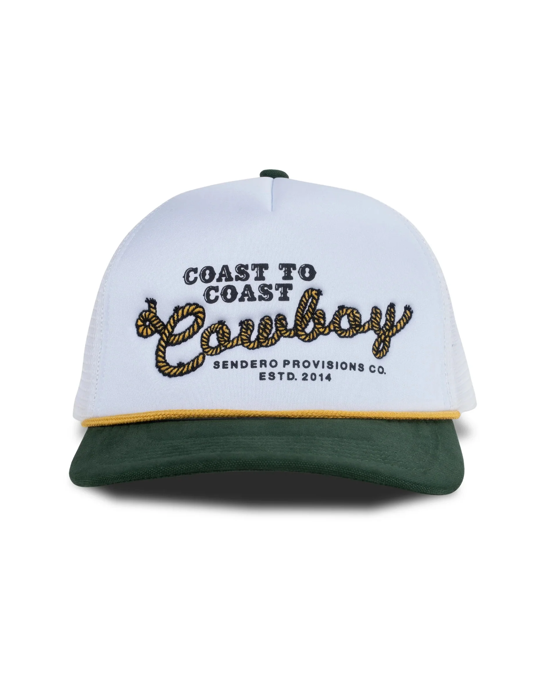 Coast To Cowboy Hat - White/Green - Image 3