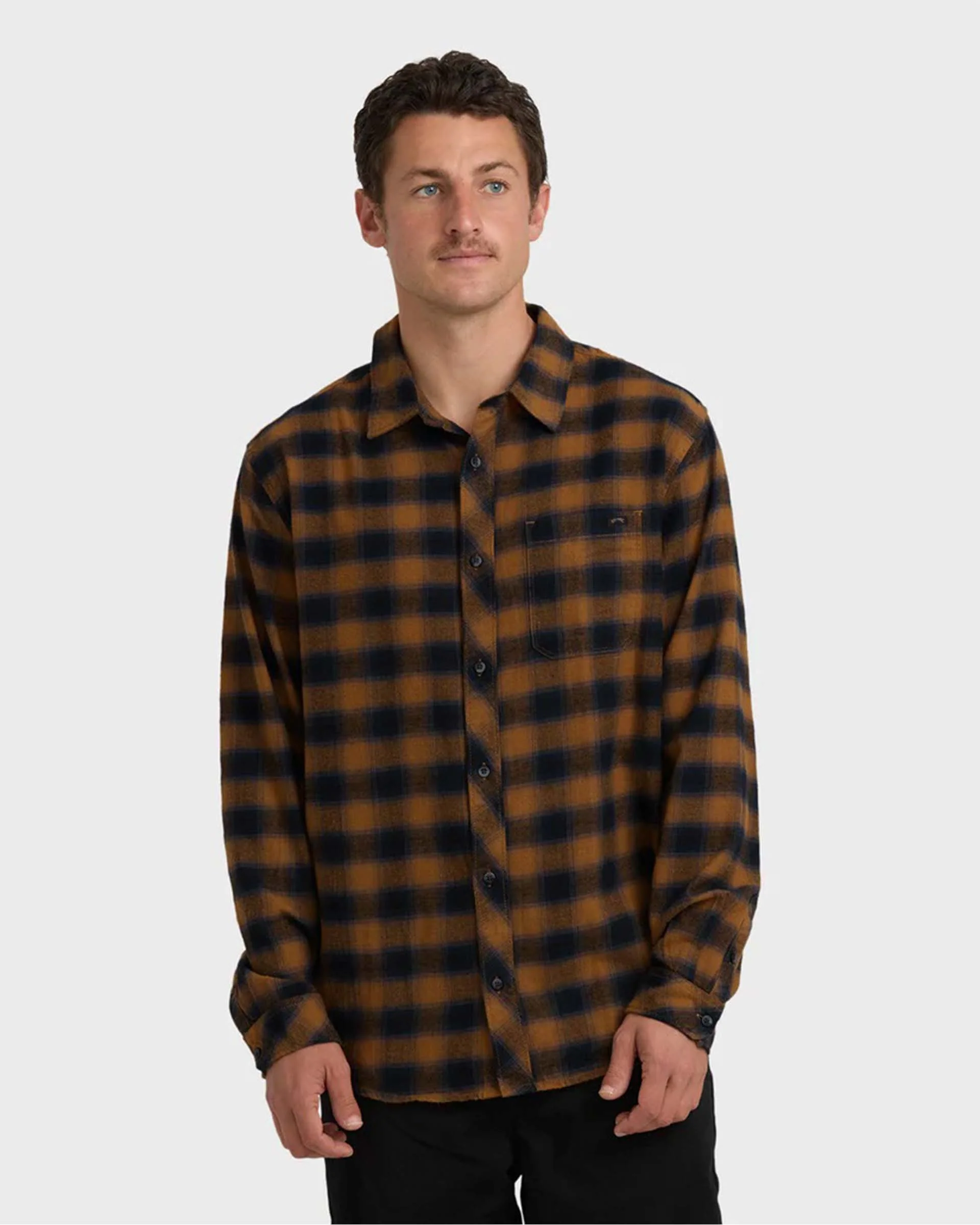 Coastline Flannel - Tobacco