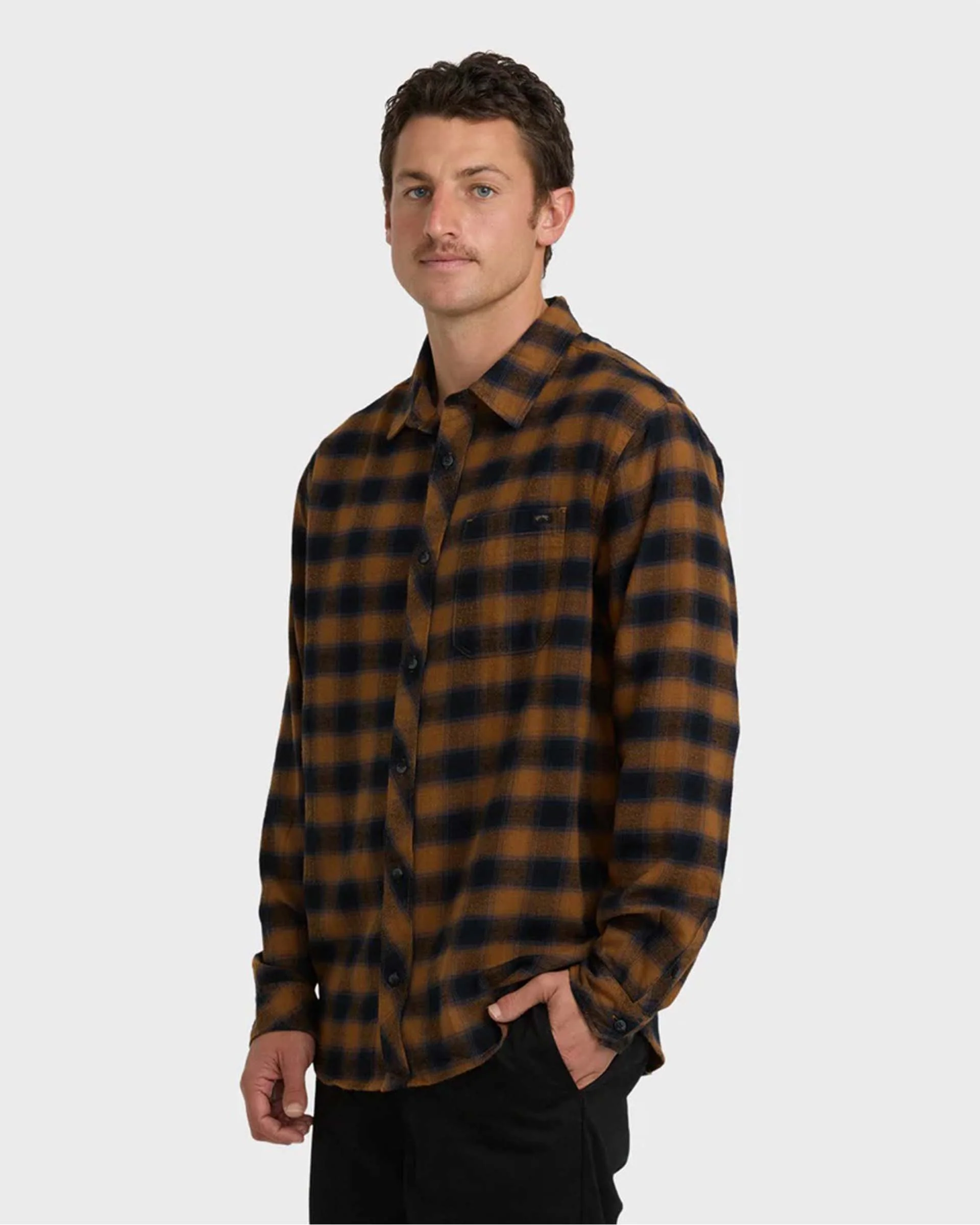 Coastline Flannel - Tobacco - Image 3