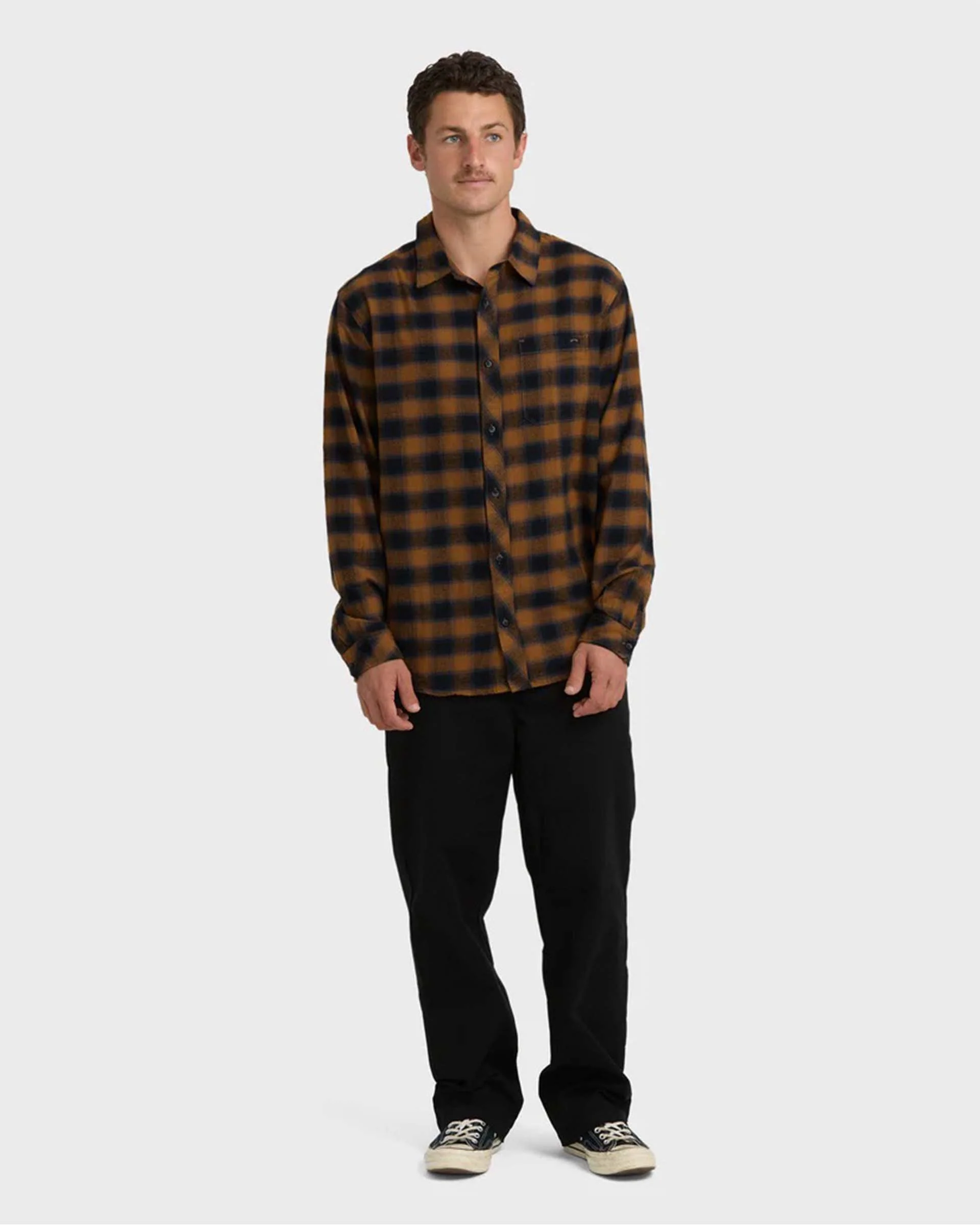 Coastline Flannel - Tobacco - Image 4
