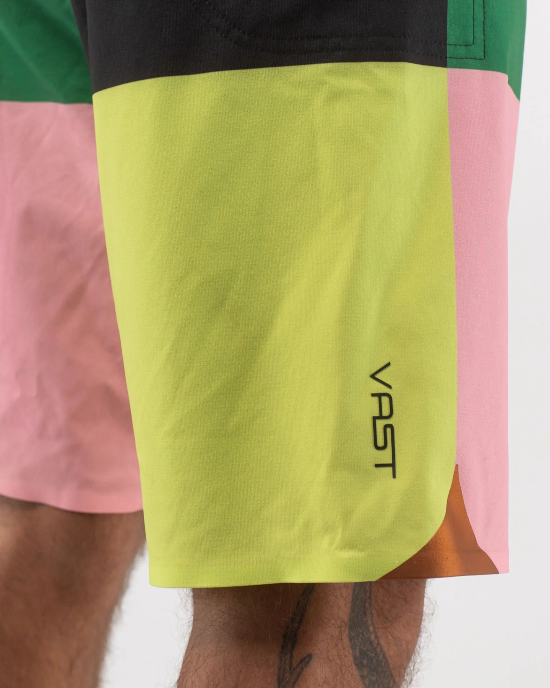 Color Blocks 4 Copper Boardshort - Green Multi - Image 6