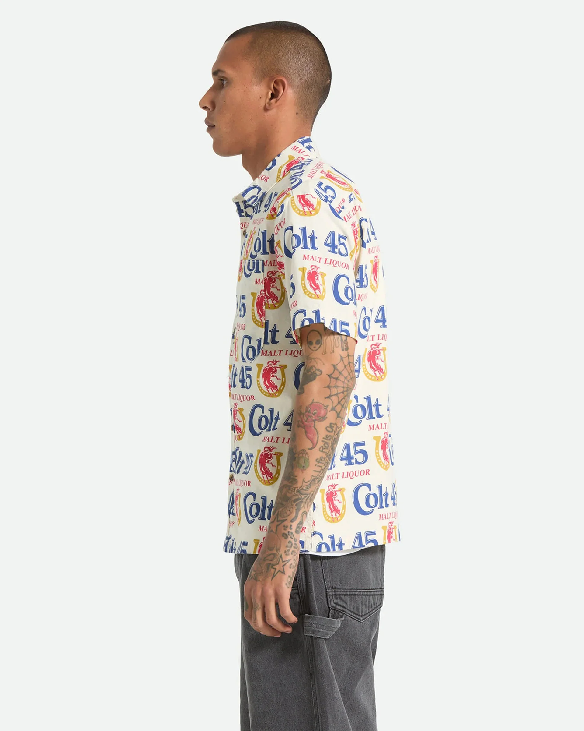 Colt 45 x Brixton S/S Shirt - Multi - Image 3